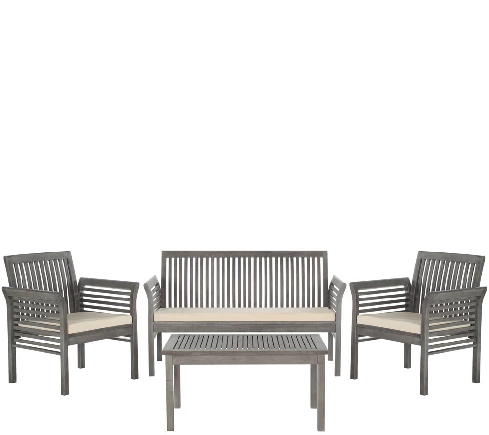 Safavieh Carson 4Piece Outdoor Set