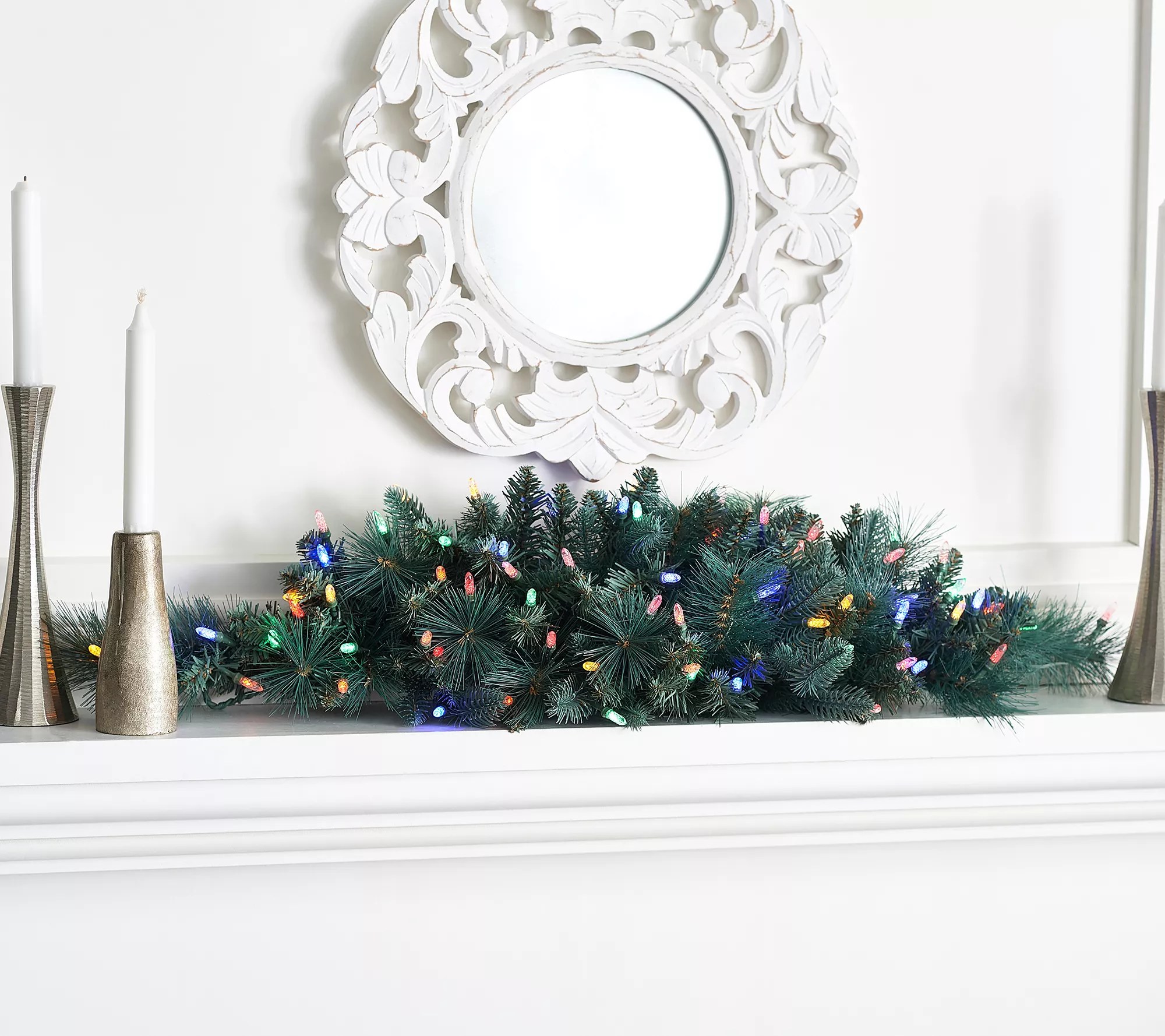 "As Is" Bethlehem Lights 36" Overlit Swag w/ Color Flip LEDs