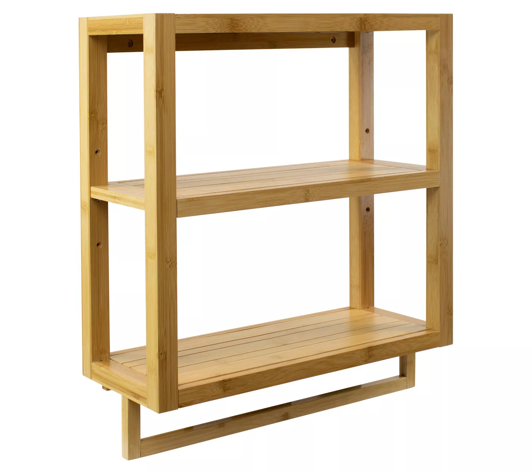 Sorbus Bamboo Towel Rack Shelf