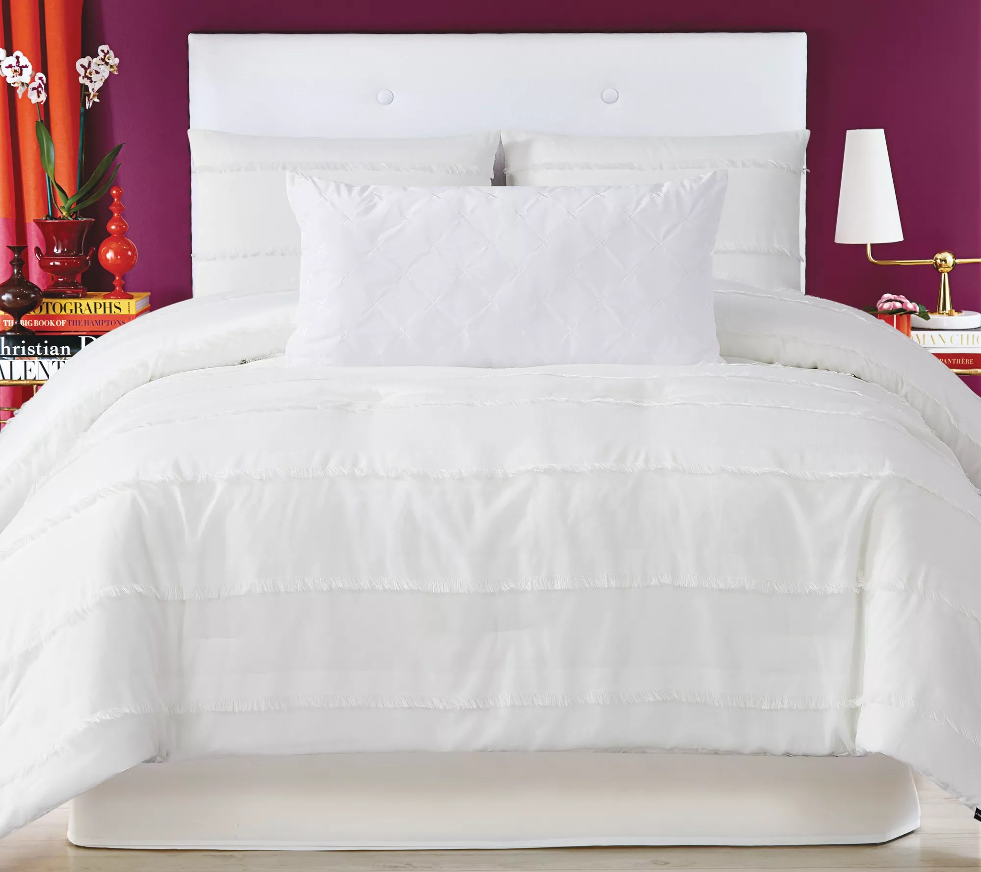 Christian Siriano Kristen 16" x 32" Velvet Decorative Pillow