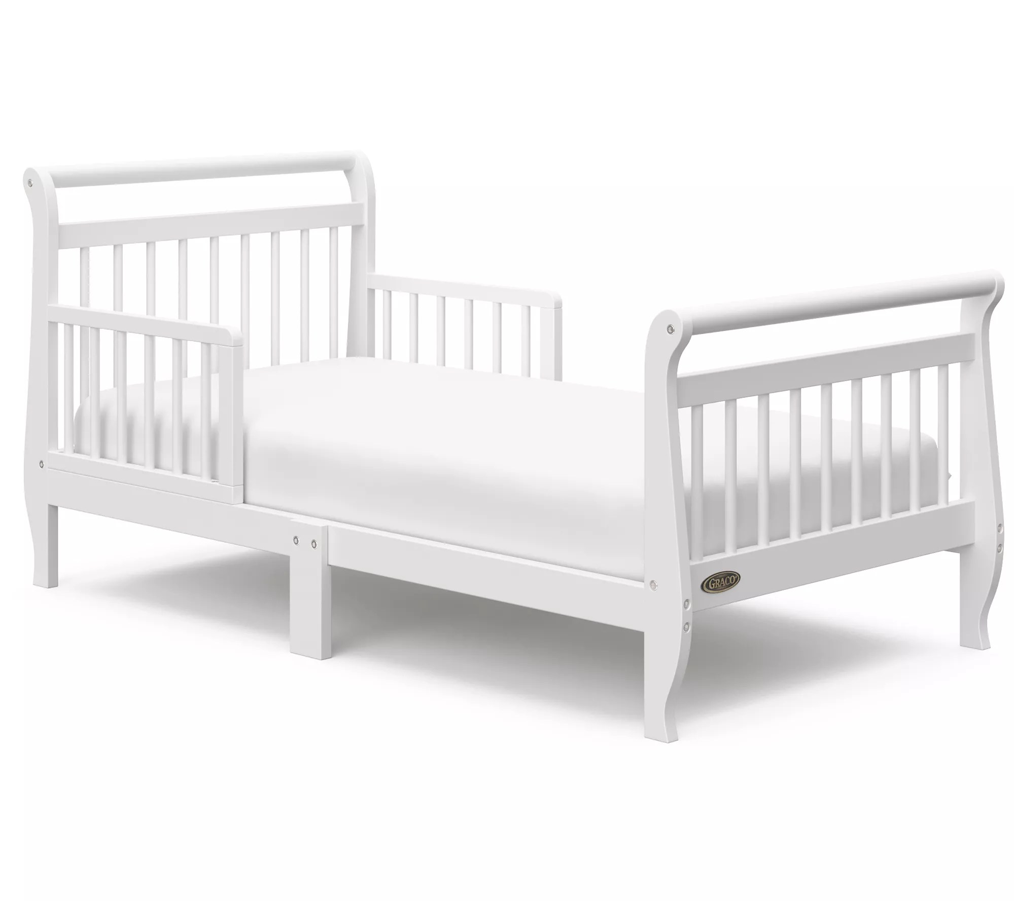 Graco Classic Sleigh Toddler Bed with Guardrail