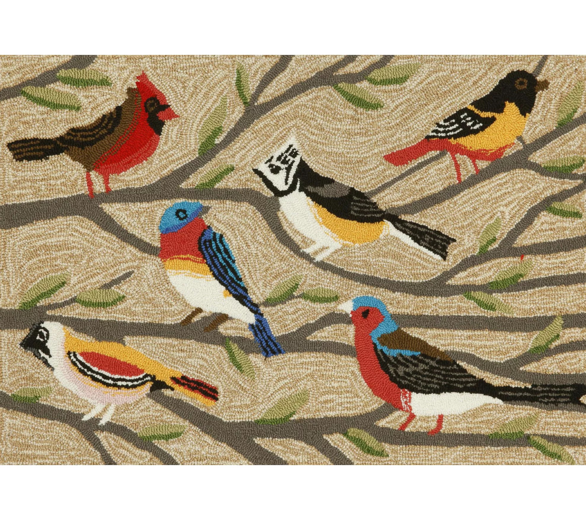 Liora Manne Front Porch Birds InOut Rug Multi20" x 30"