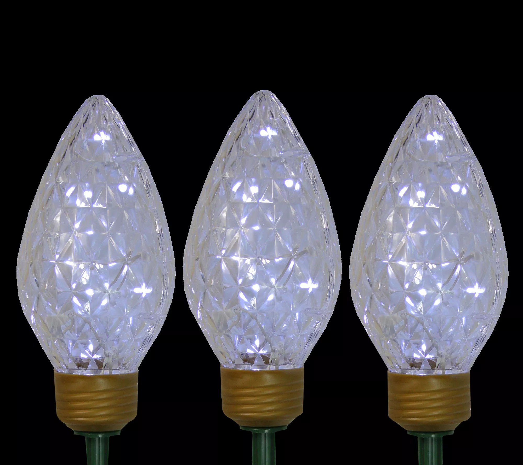 Northlight 3ct Jumbo C9 Bulb Pathway Marker Lawn Stakes