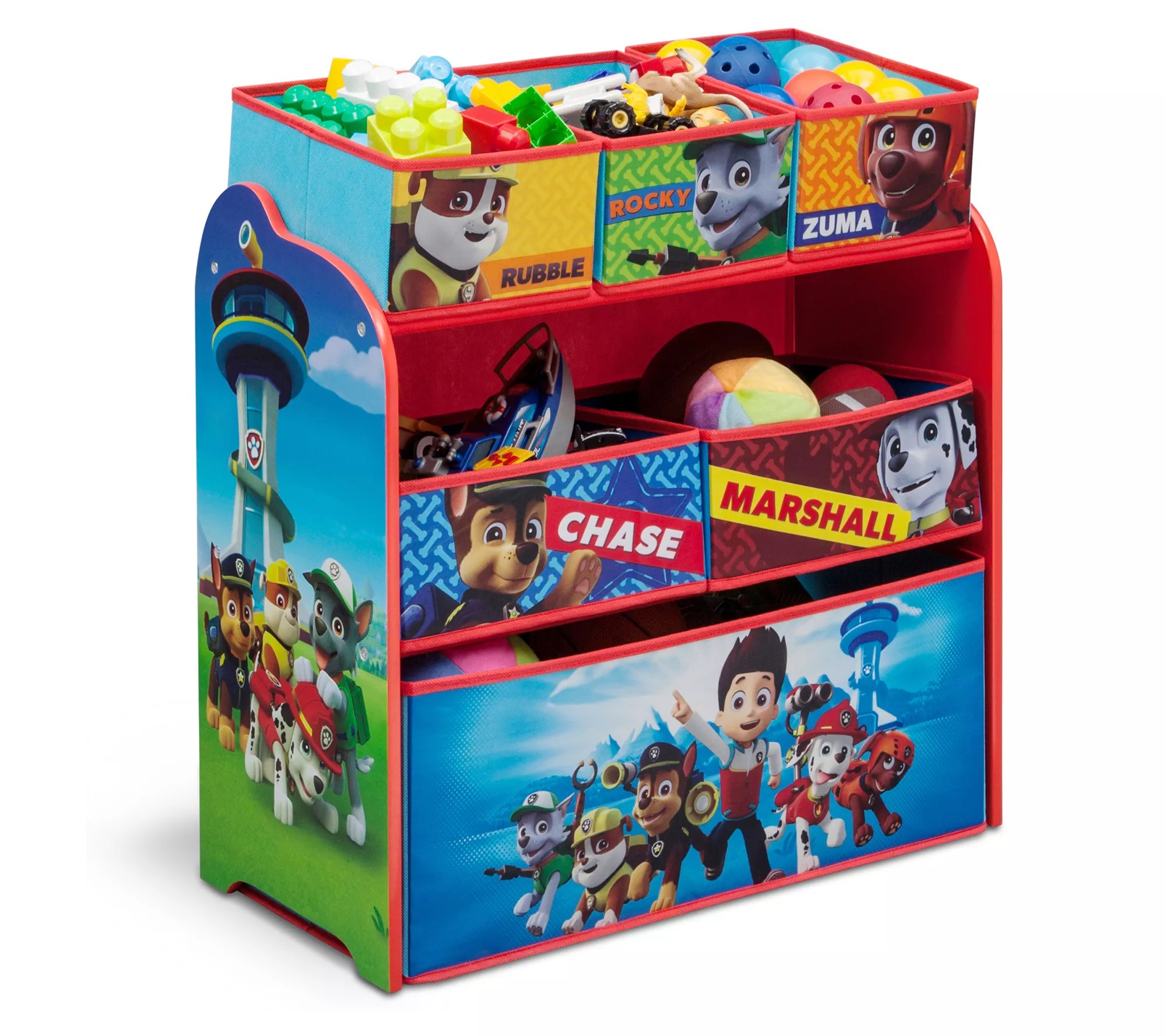 Nick Jr. PAW Patrol 6 Bin Toy Organizer byDelta Children