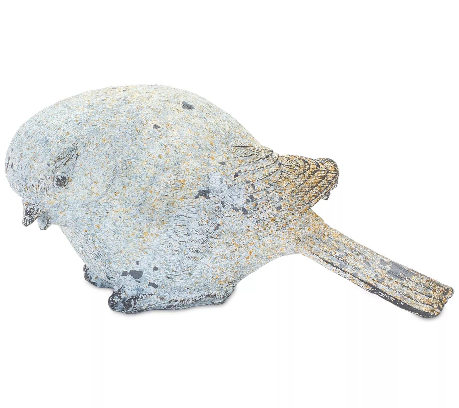 Melrose Weather ed Stone Bird F igurine (Set of 4)