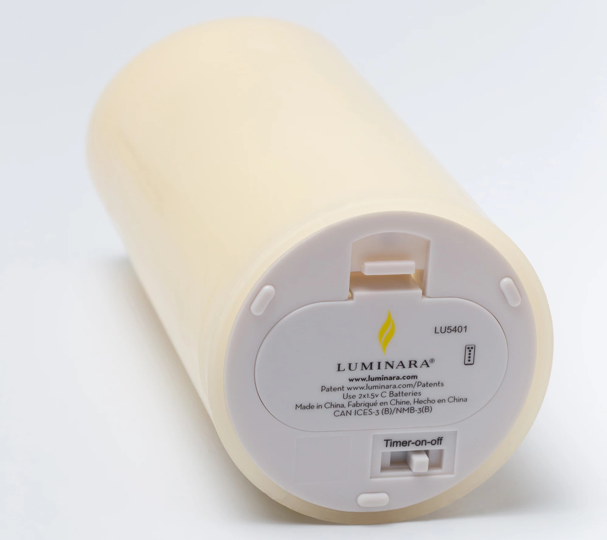 Luminara 6.5" Tall Unscented Flameless Candle with Remote