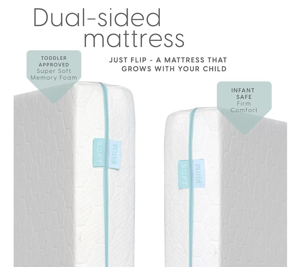 Milliard Organic Cotton Memory Foam Baby Mattress