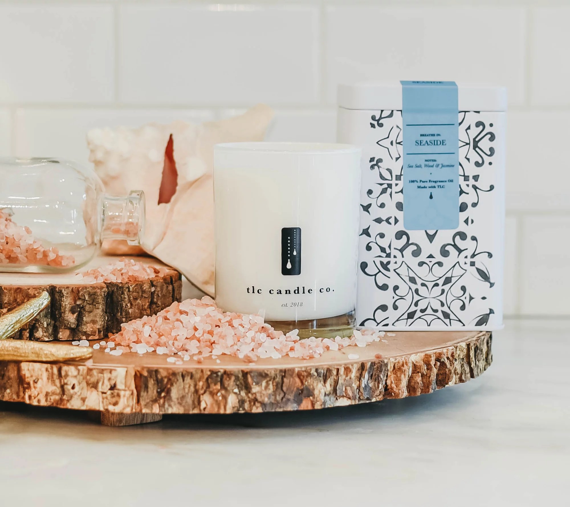 TLC Candle Co. Seaside Luxury 2Wick Candle