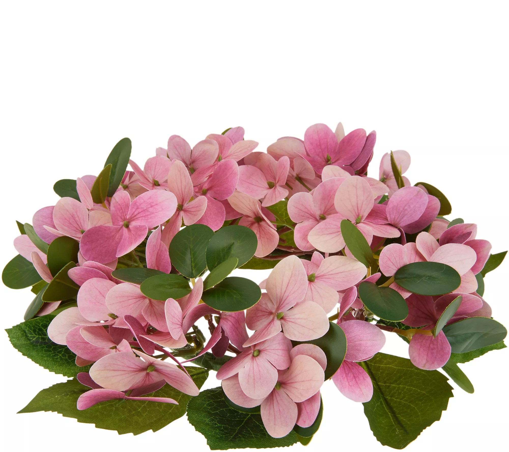 "As Is" Set of 2 Hydrangea Candle Rings by Valerie