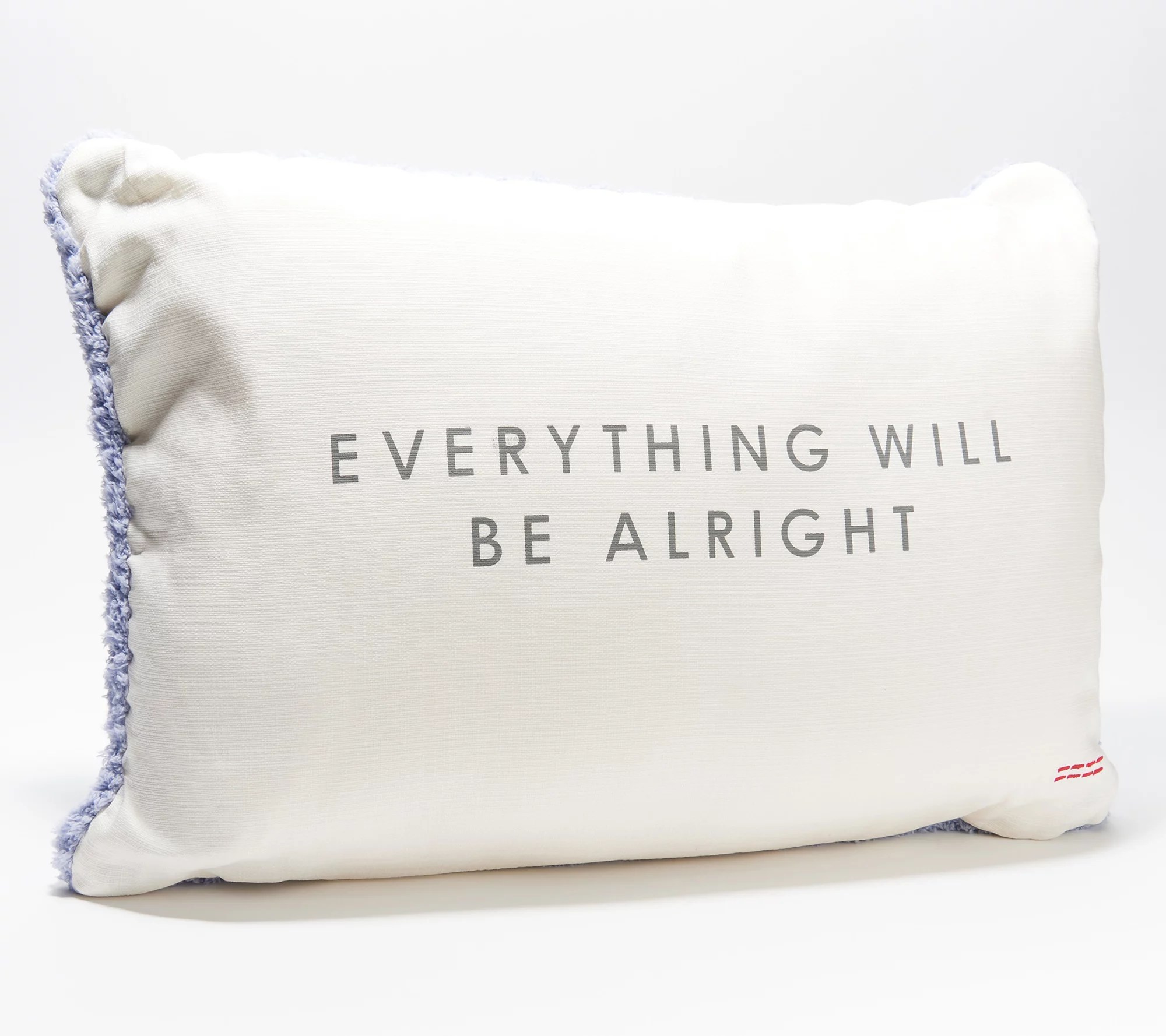 Peace Love World 14" x 20" Reversible Knit Lumbar Pillow