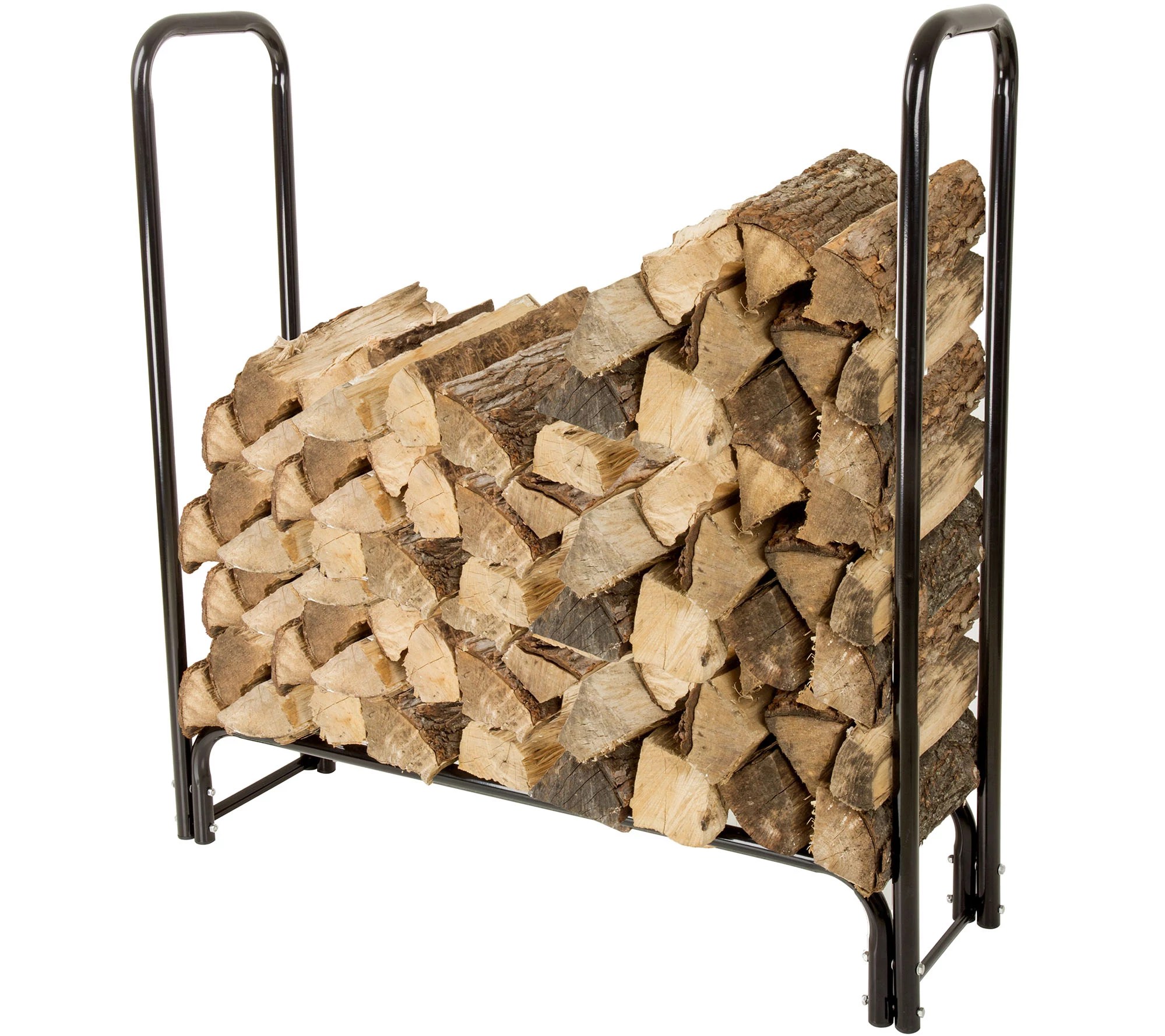 Pure Garden 4' Firewood Log Rack