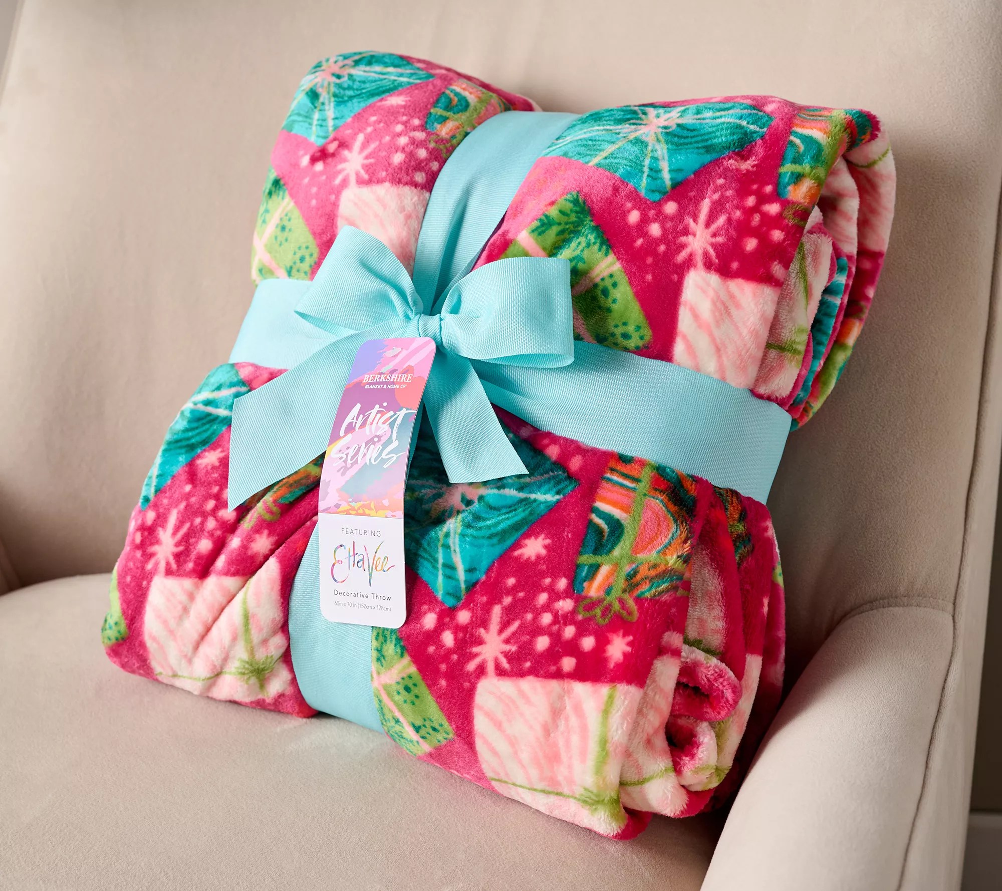 Berkshire Blanket x Etta Vee Artist Series Plush Blanket