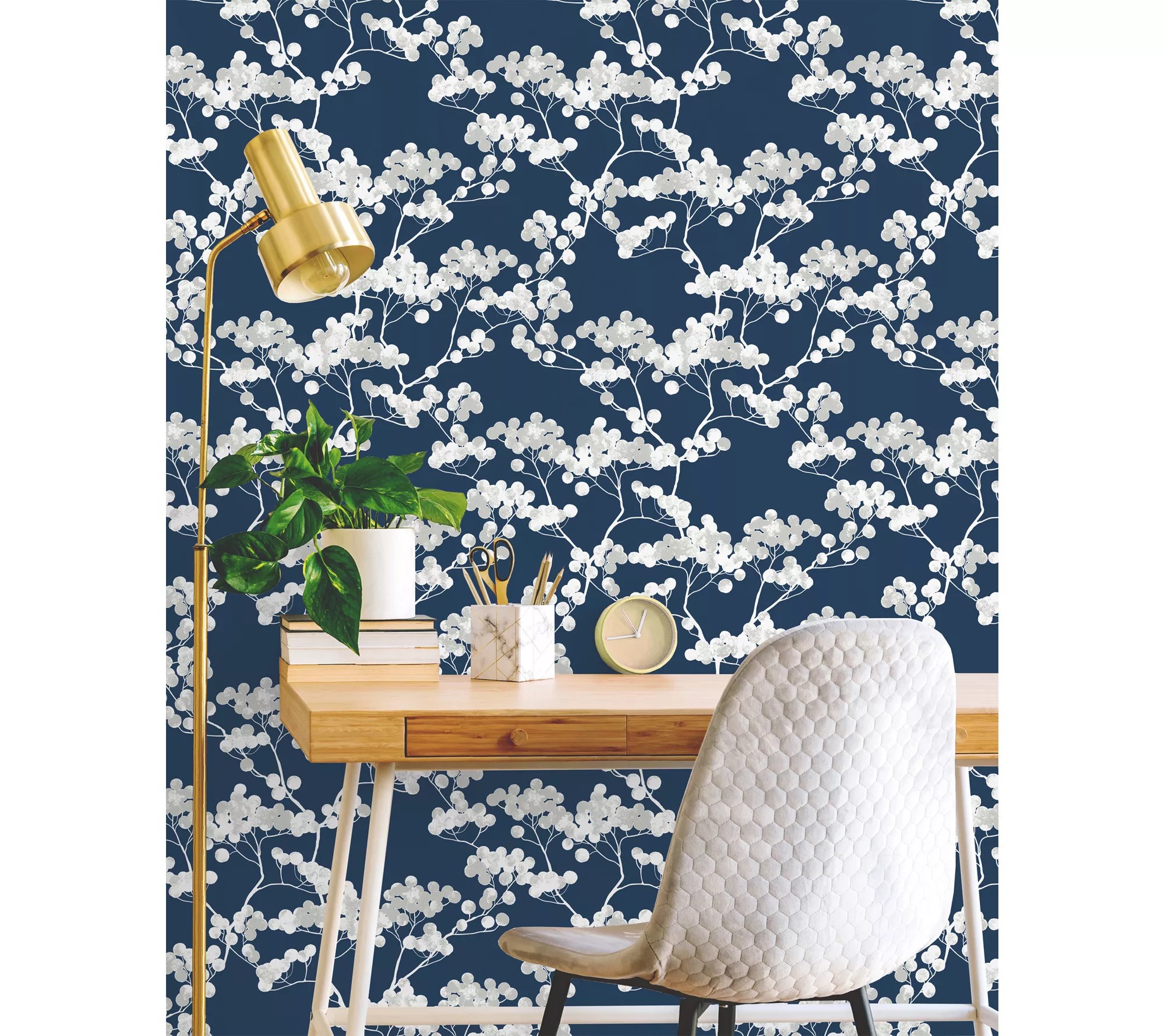 NextWall Cyprus Blossom Peel and Stick Wallpaper Roll