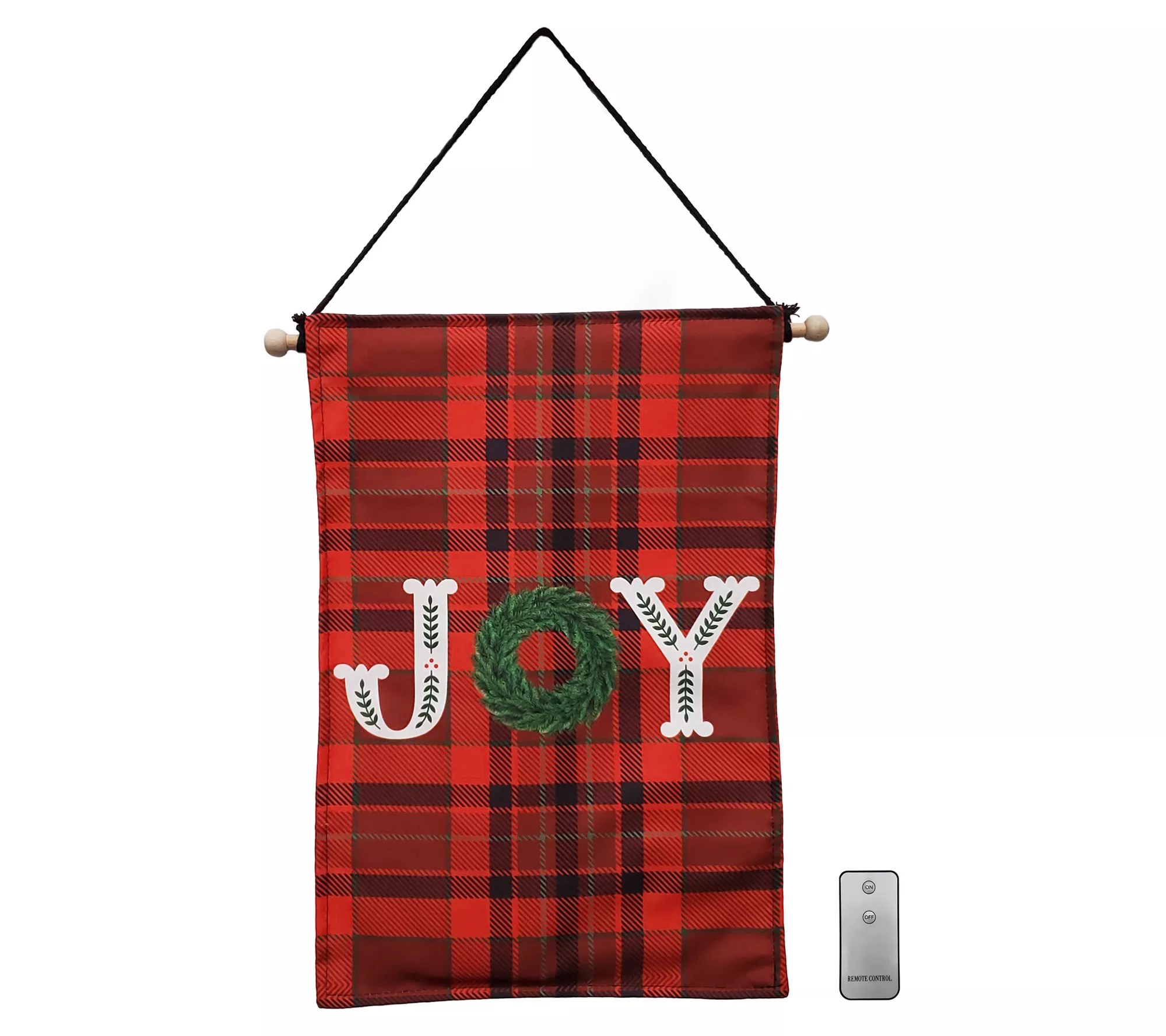 LumaBase Lighted Wall Banner with Remote Control Joy