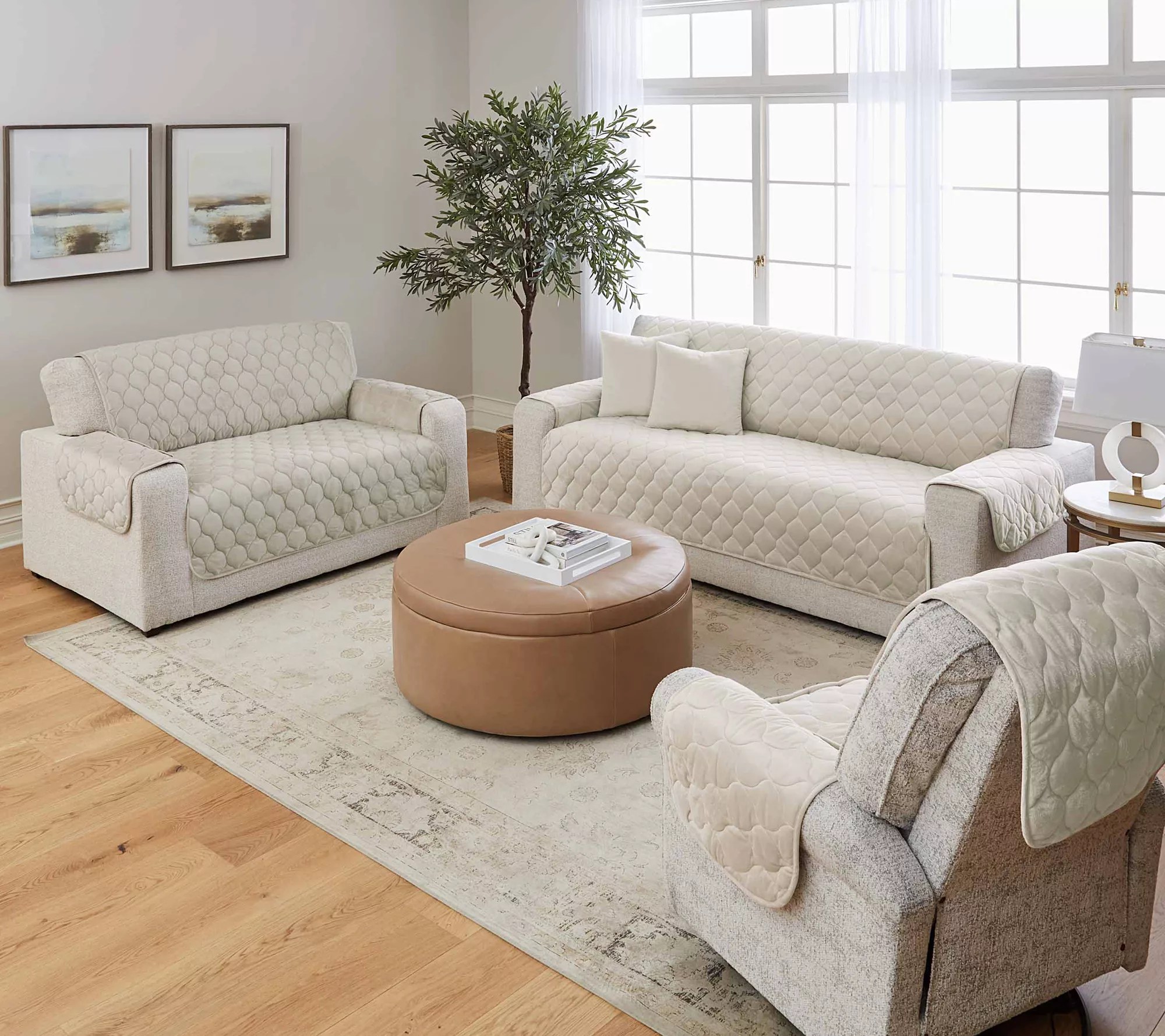 Surefit Miracle Mink Waterproof Furniture Cover 2 Seater