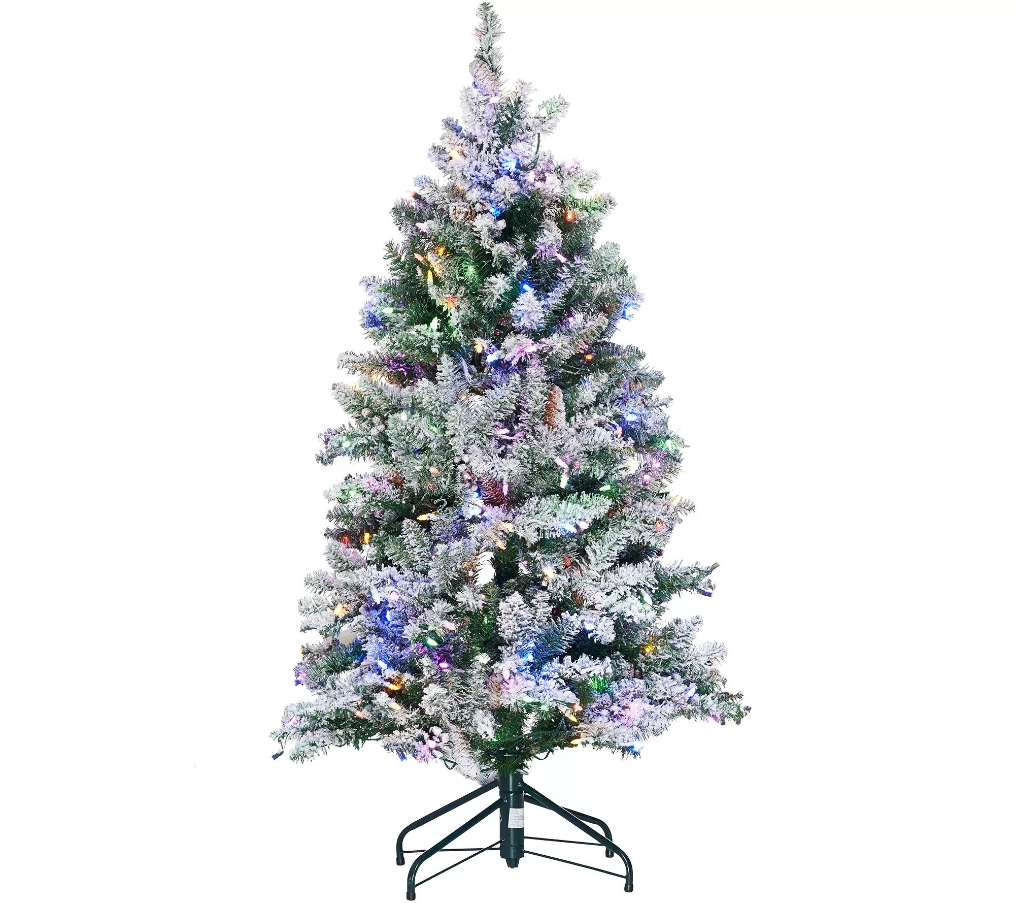 ED On Air Santa's Best 5' Frosted Simon Tree by Ellen DeGeneres