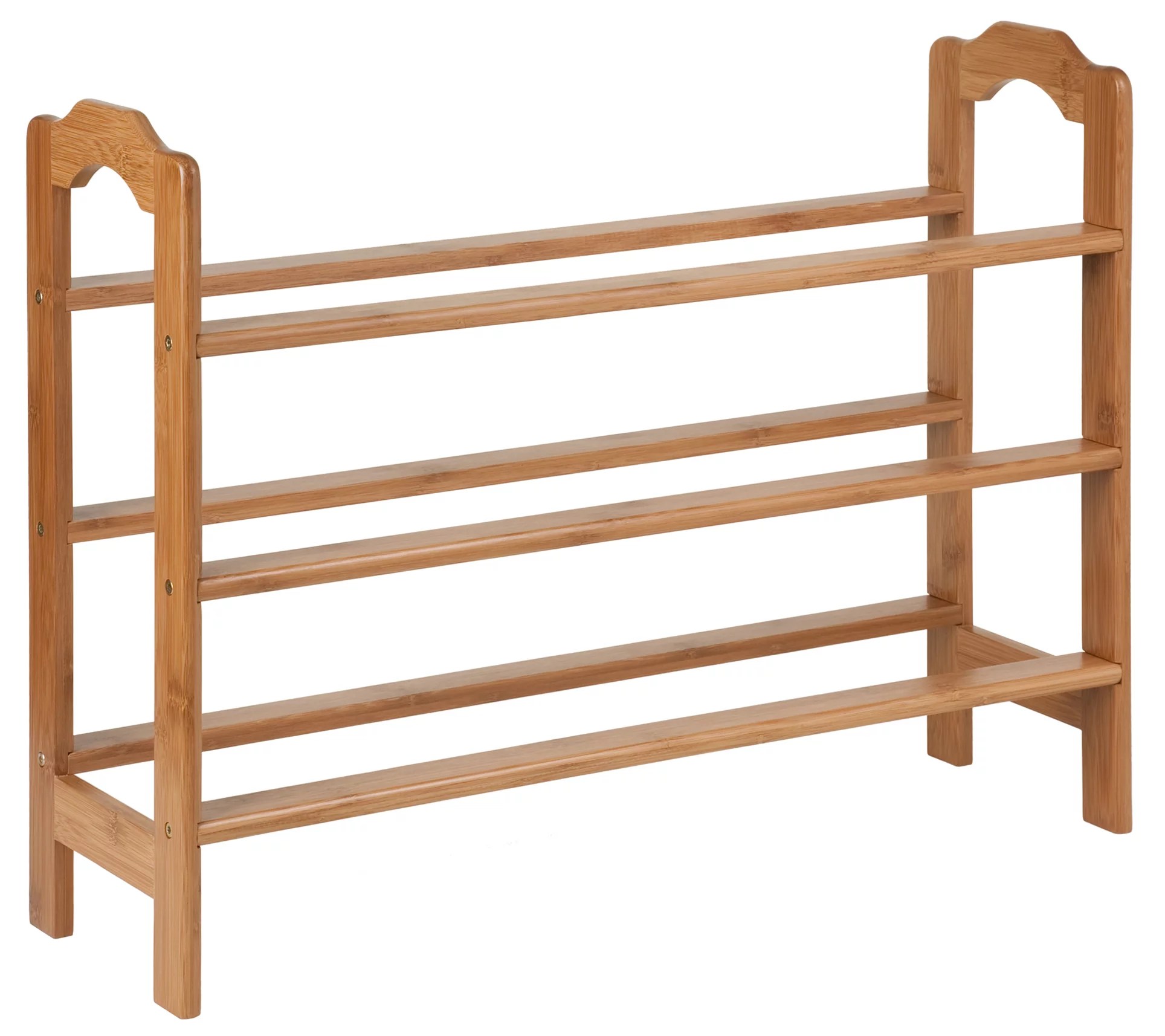 HoneyCanDo 3Shelf Bamboo Shoe Rack