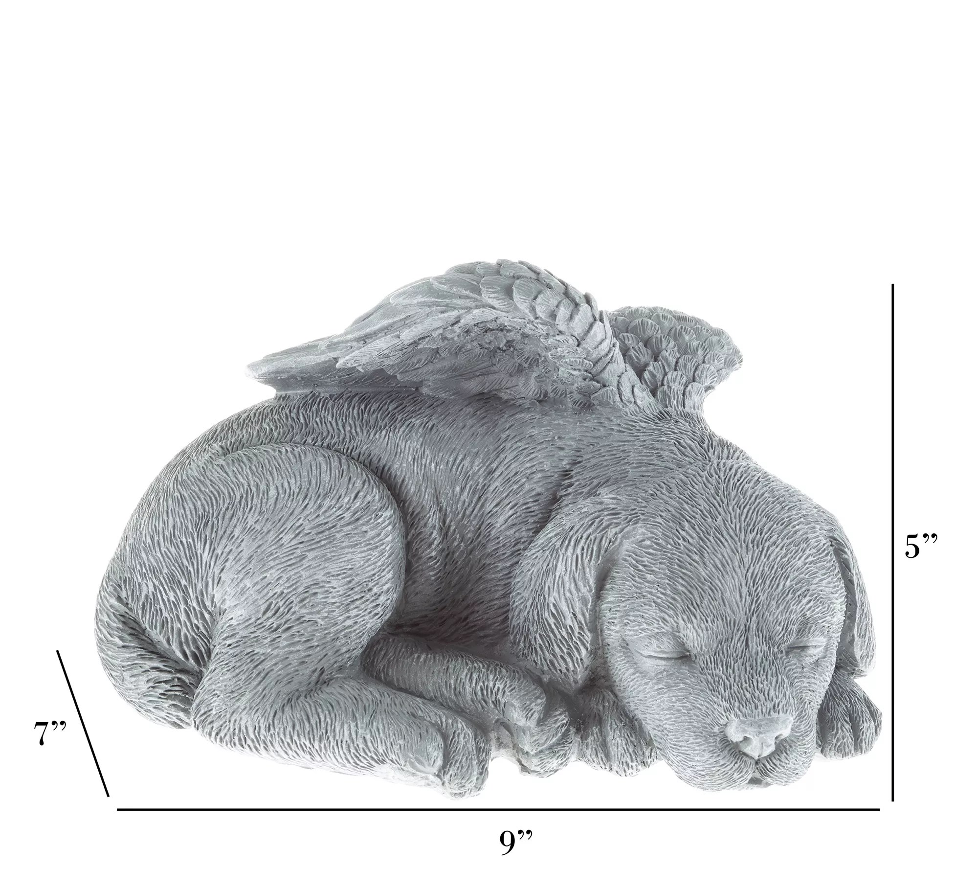 Pure Garden Sleeping Angel Dog Memorial Statue