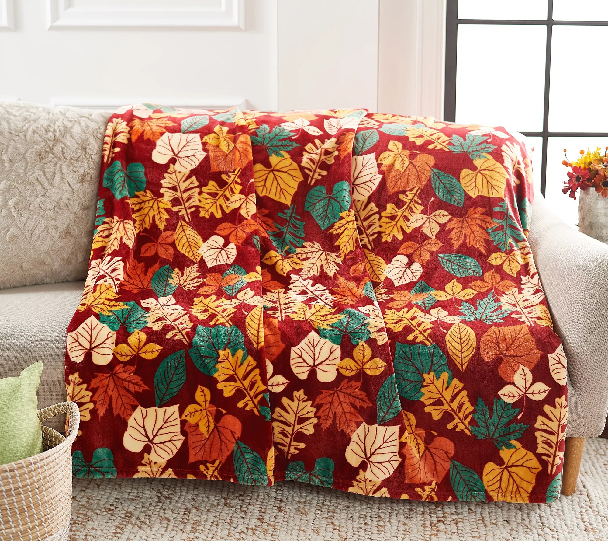 "As Is" Hay & Harvest Oversized Halloween/ Harvest Throw