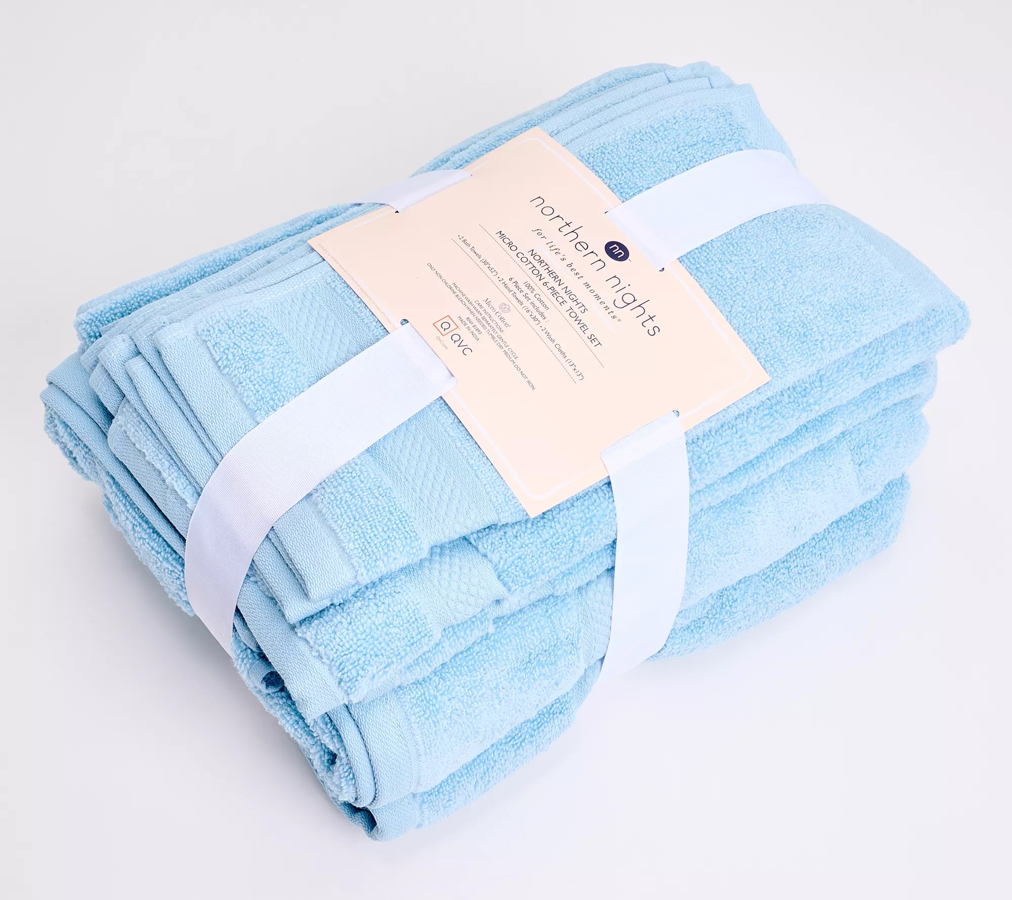 Northern Nights Micro Cotton 6 Piece Towel Set