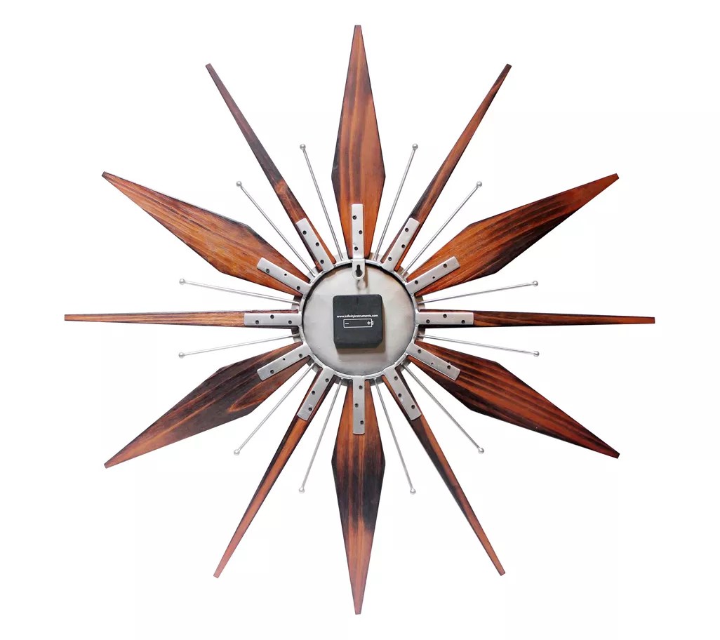 Infinity Instruments Utopia 30" MidCentury Modern Clock