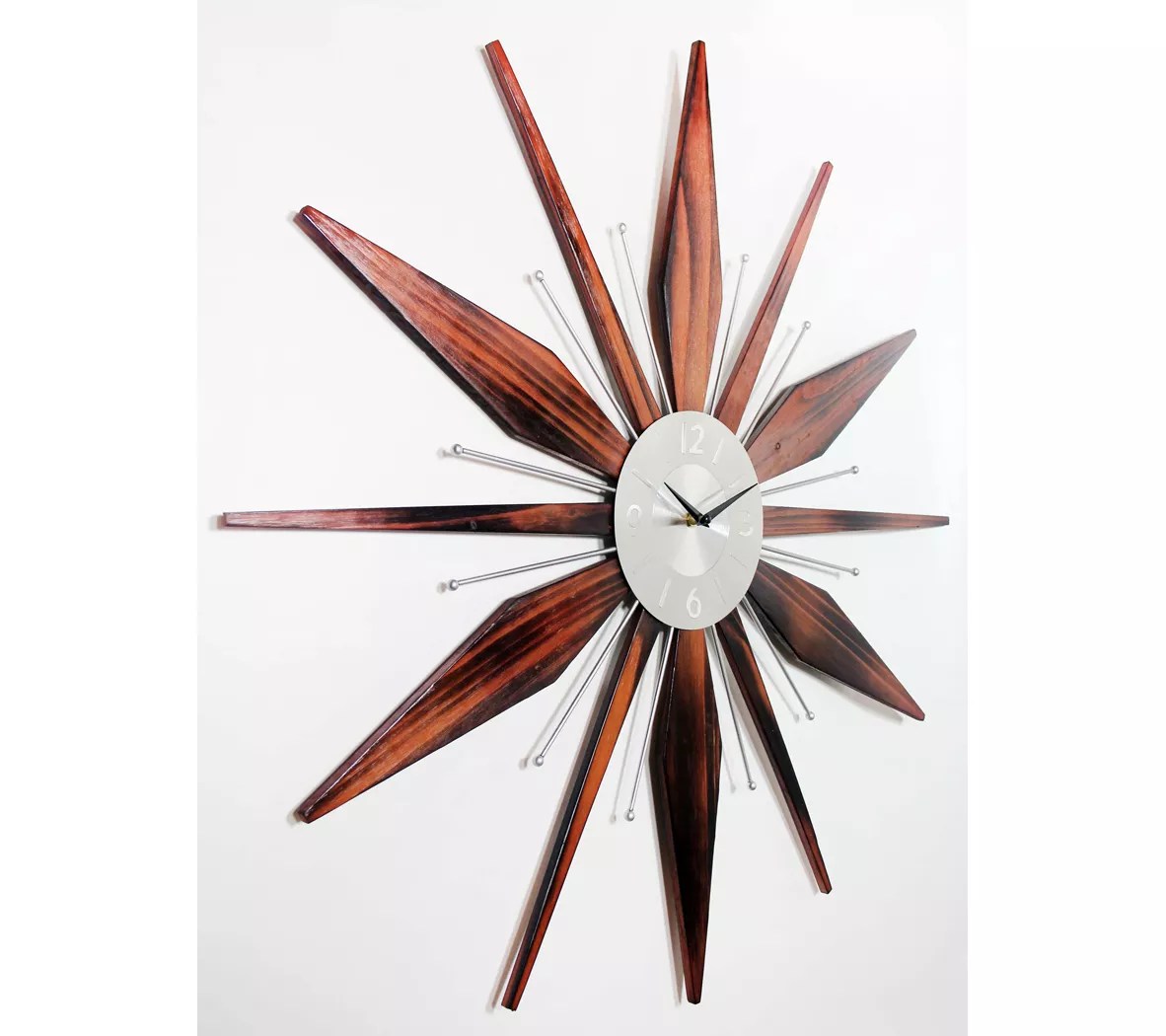 Infinity Instruments Utopia 30" MidCentury Modern Clock