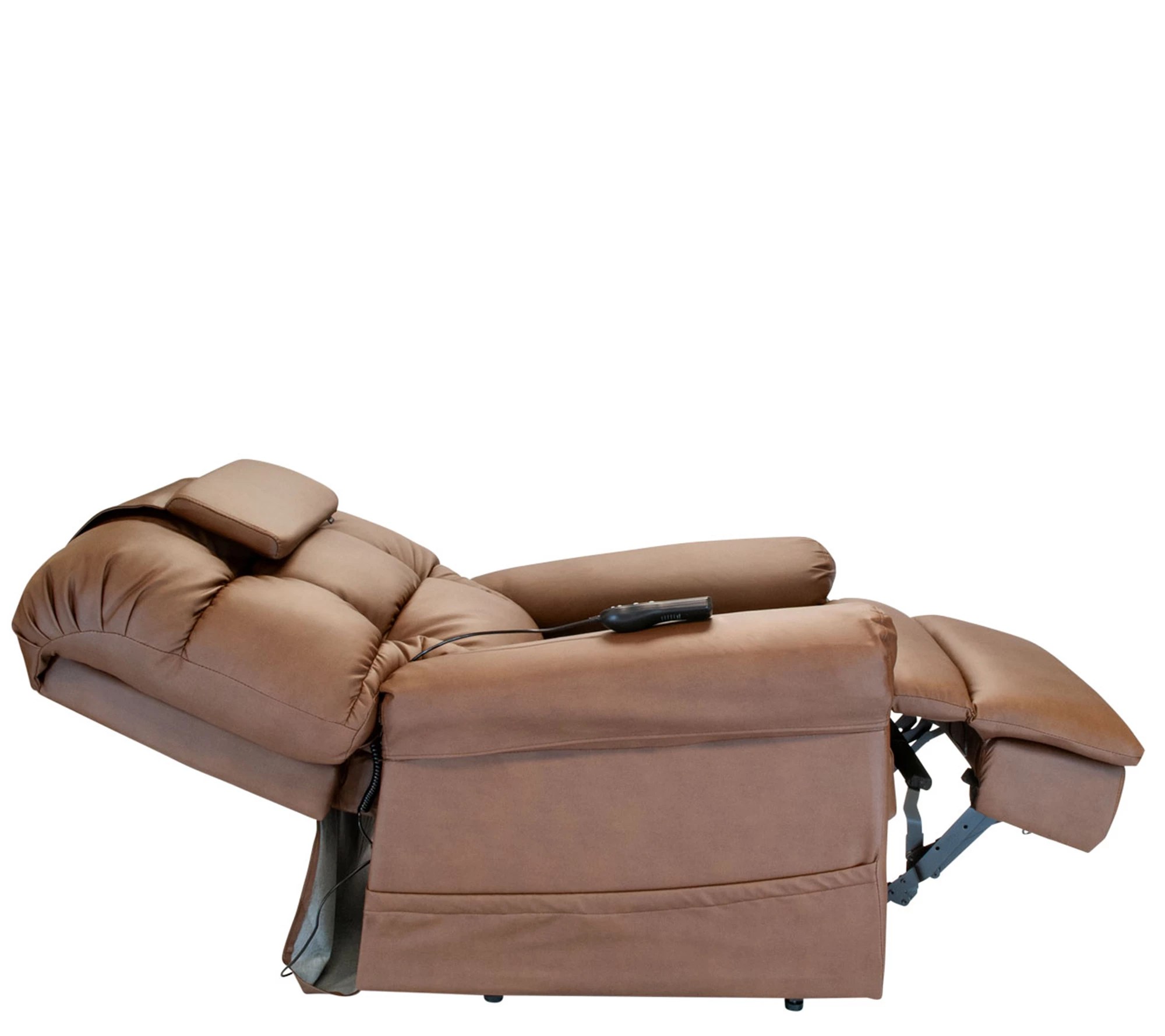 Wiselift Leather Sleeper Lift Chair with Massage & Heat
