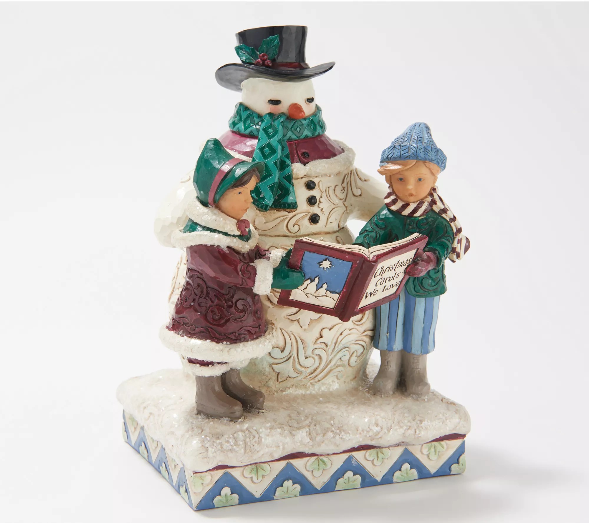 Jim Shore Victorian Collection Snowman with Carolers