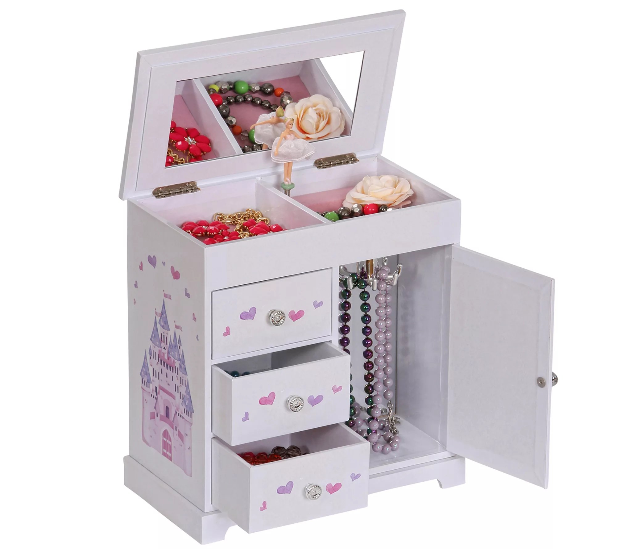 Mele & Co. Adalyn Girl's Musical Ballerina Jewelry Box