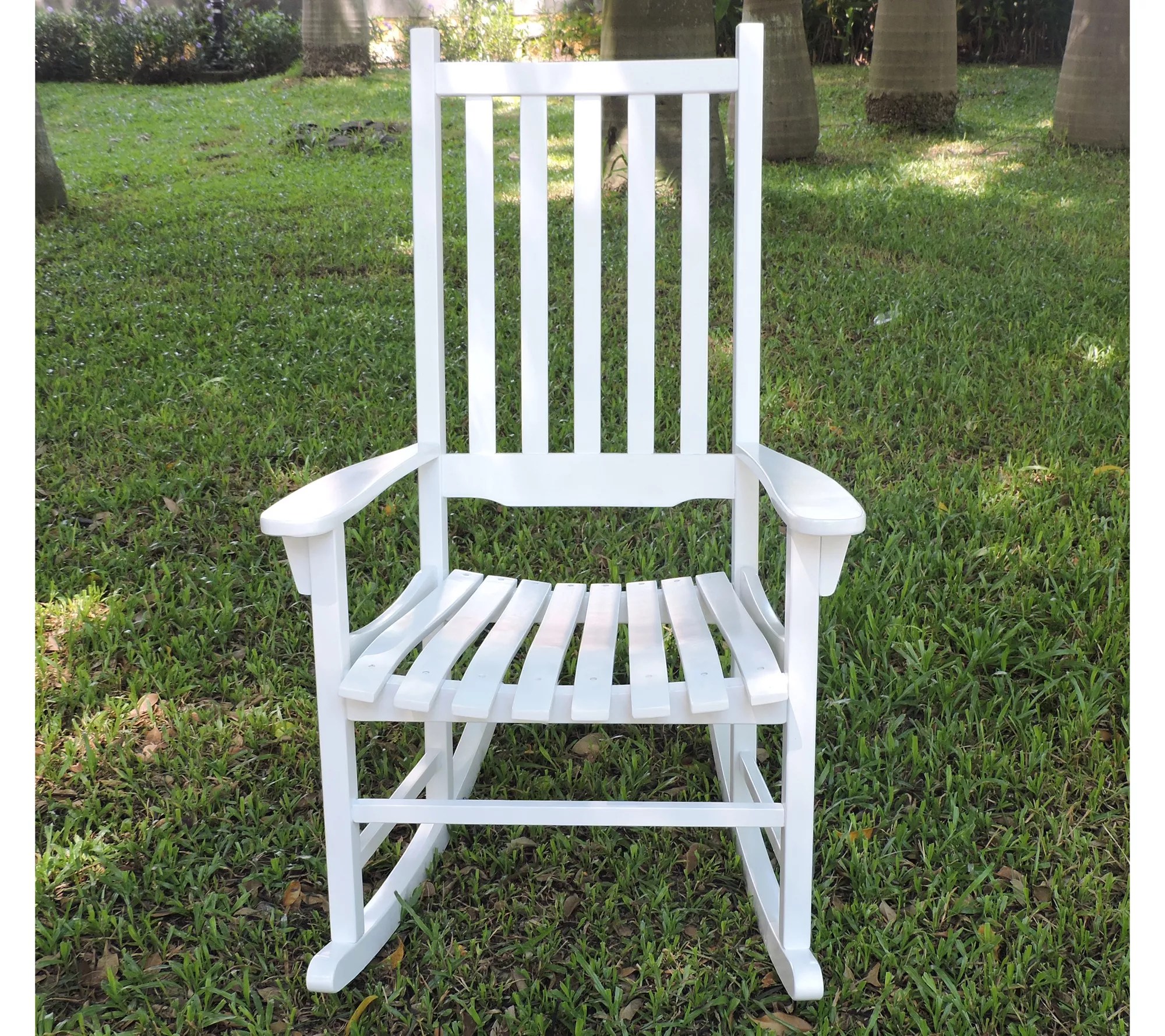 Northbeam Traditional Rocking Chair White