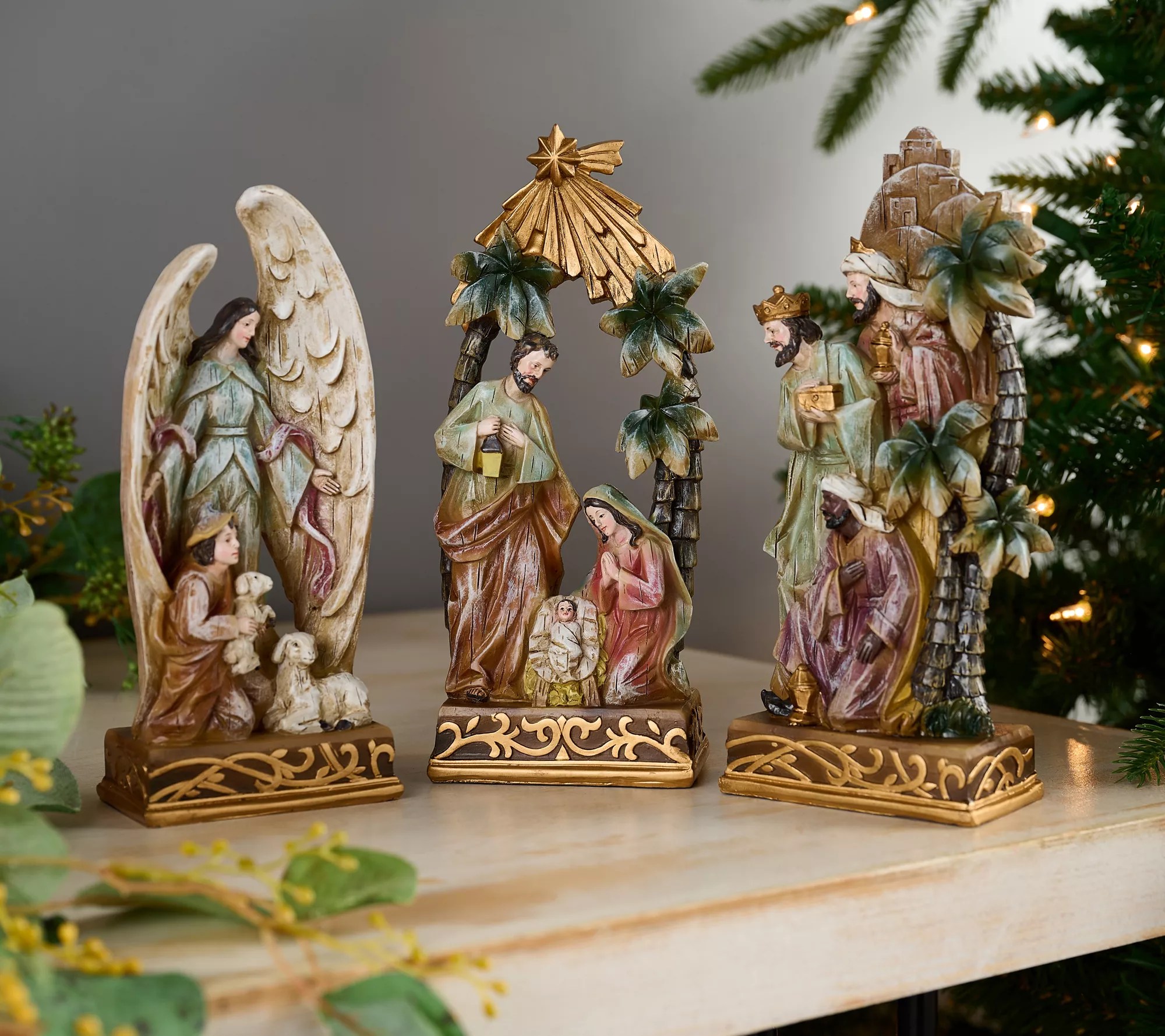 "As Is" 3piece Nativity Set by Valerie
