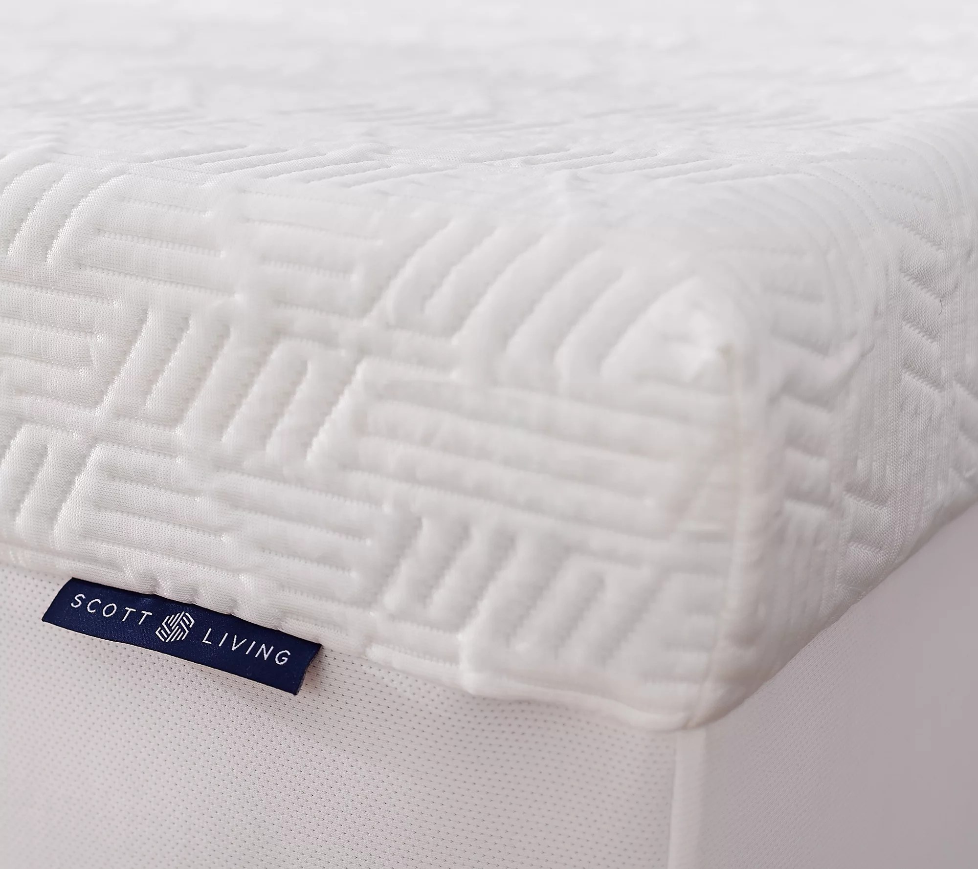 (QVC) Scott Living 4" Reversible Memory Foam Topper