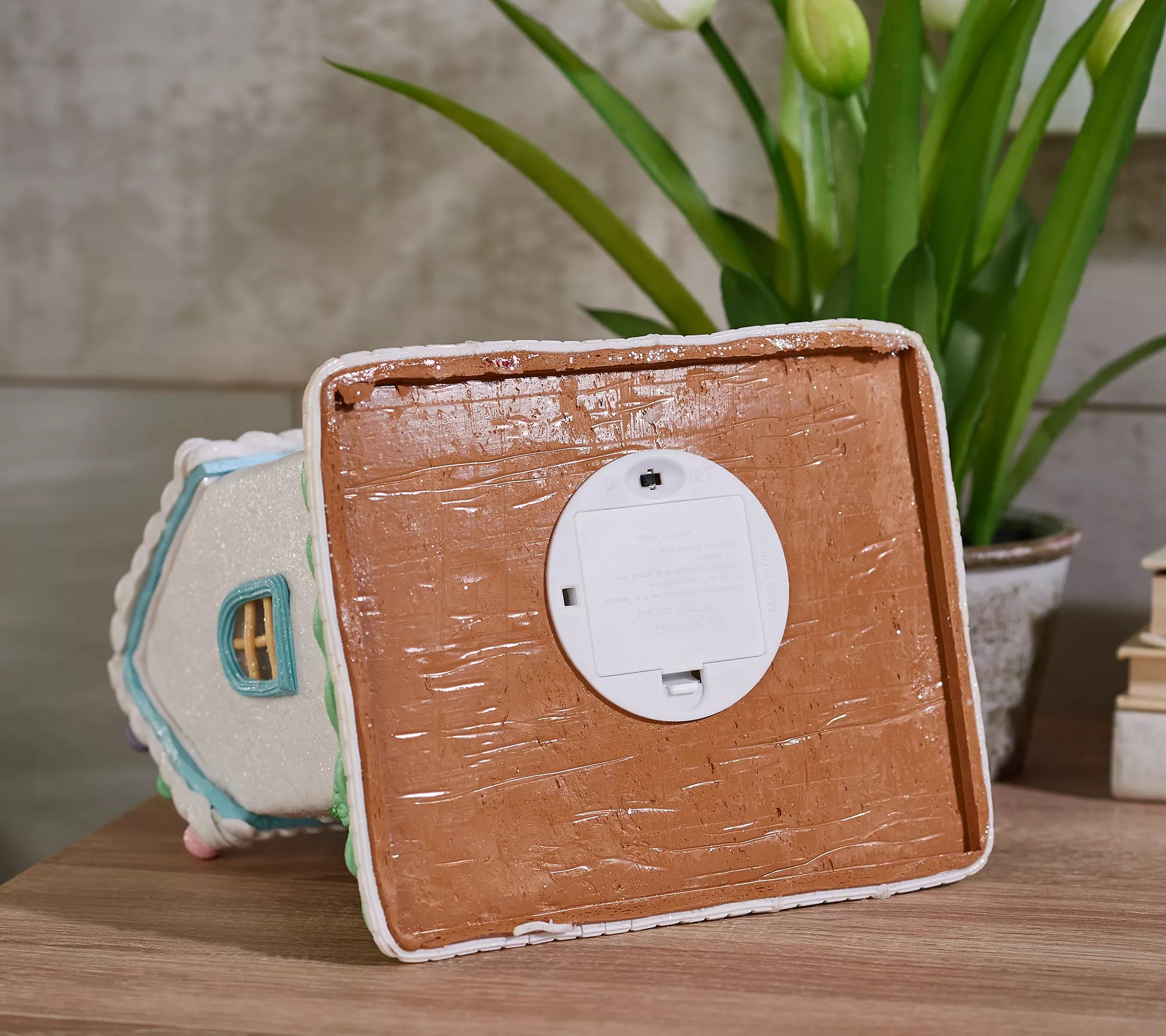 9" Illuminated Spring Easter House by Valerie