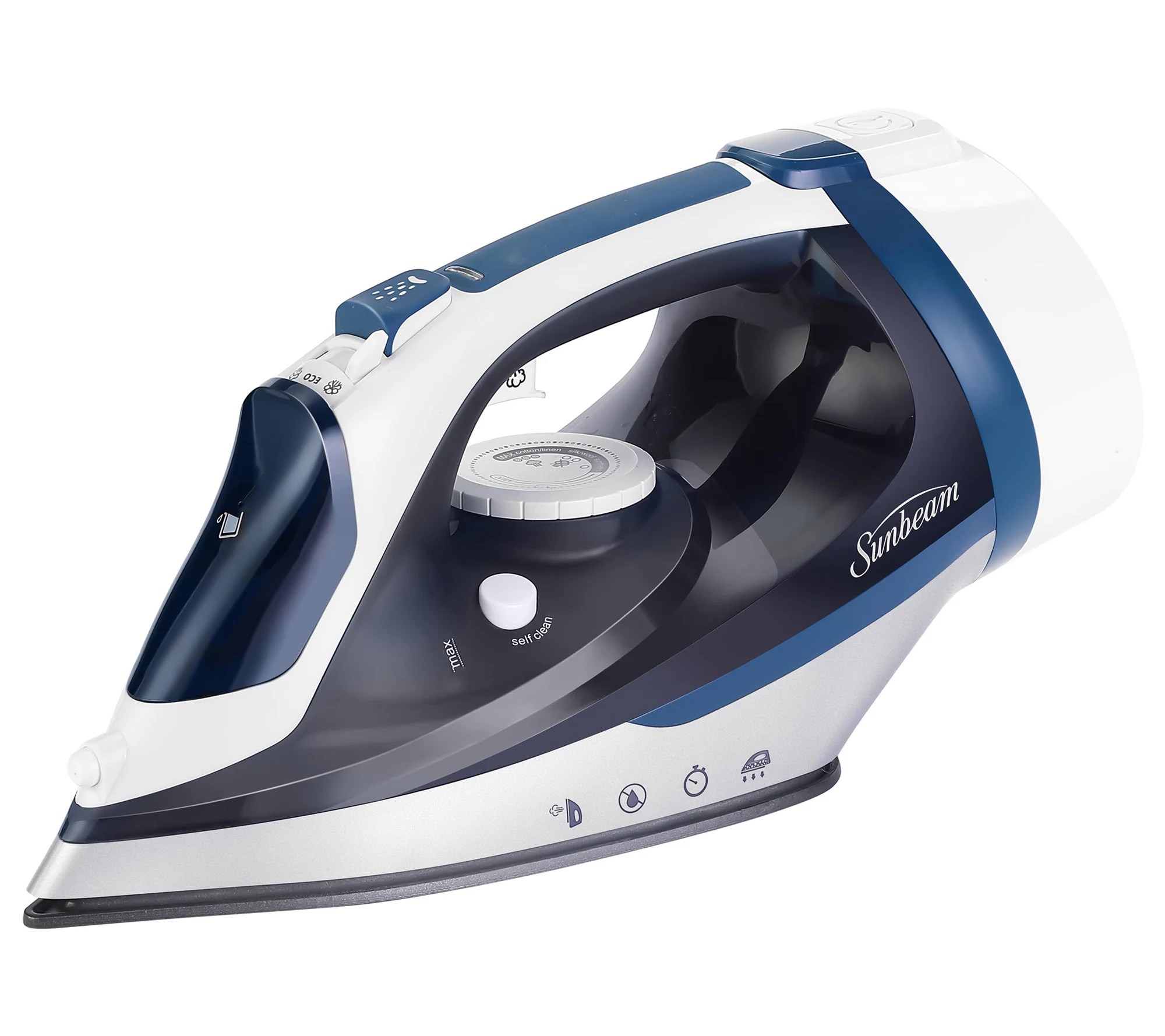 Sunbeam 1700W Steam Iron w/ Retractable Cord - QVC.com