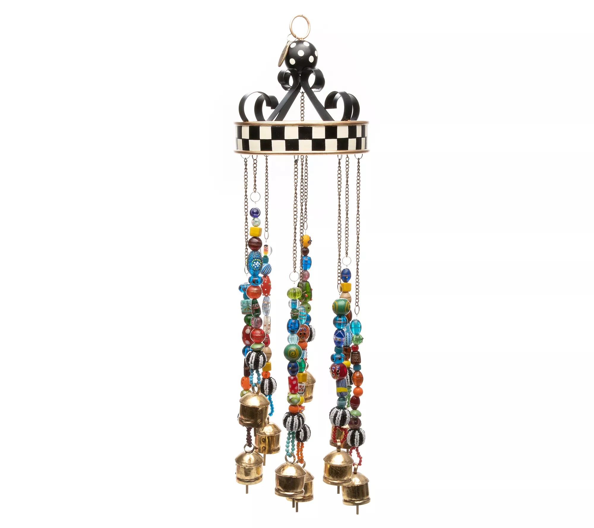 MacKenzieChilds Bells and Bobbles Wind Chimes