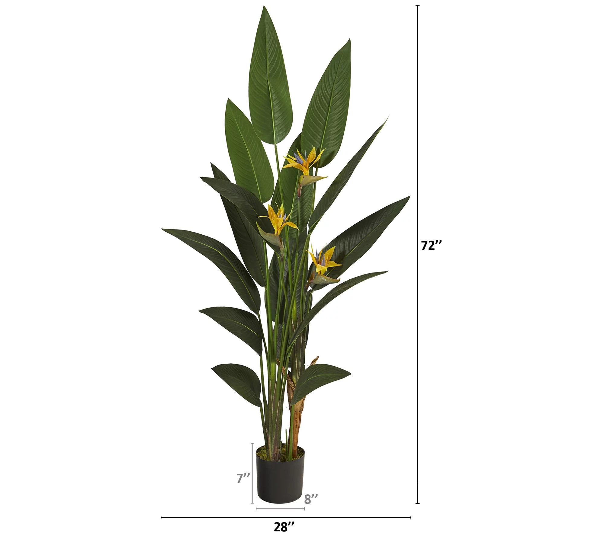 Nearly Natural 6' Bird of Paradise Artificial Plant