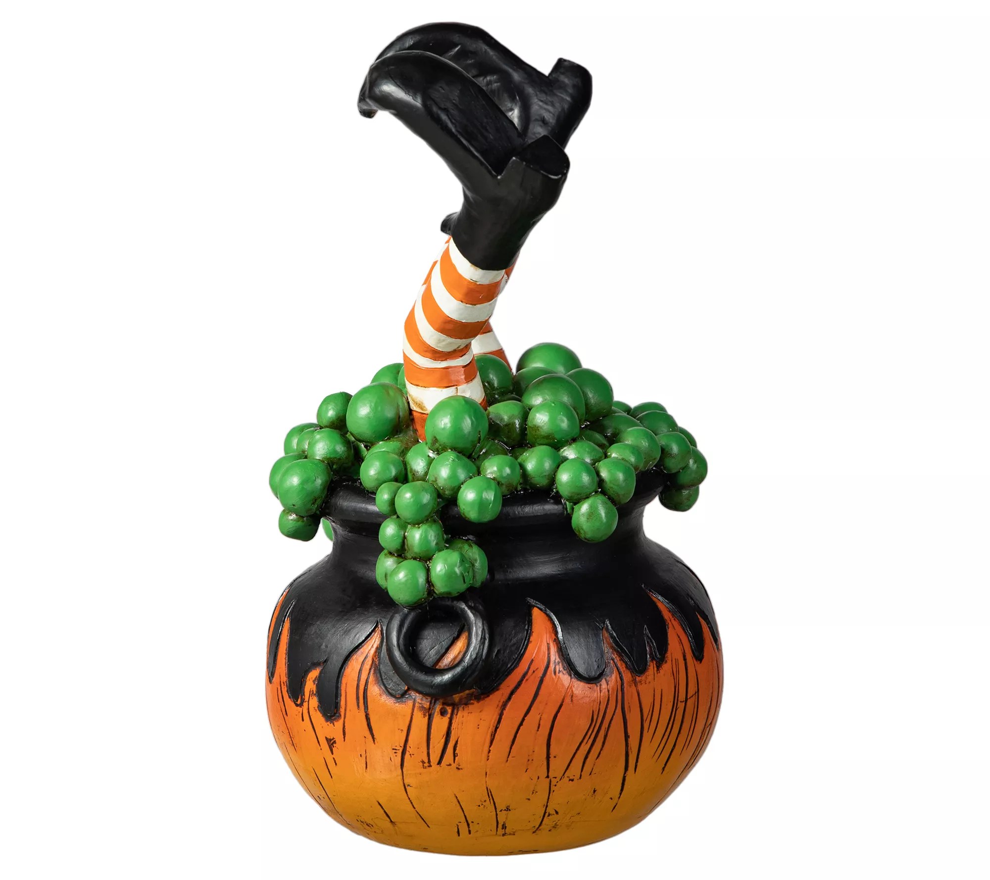 Glitzhome 8.75''H Halloween Witches With Cauldron Table Decor