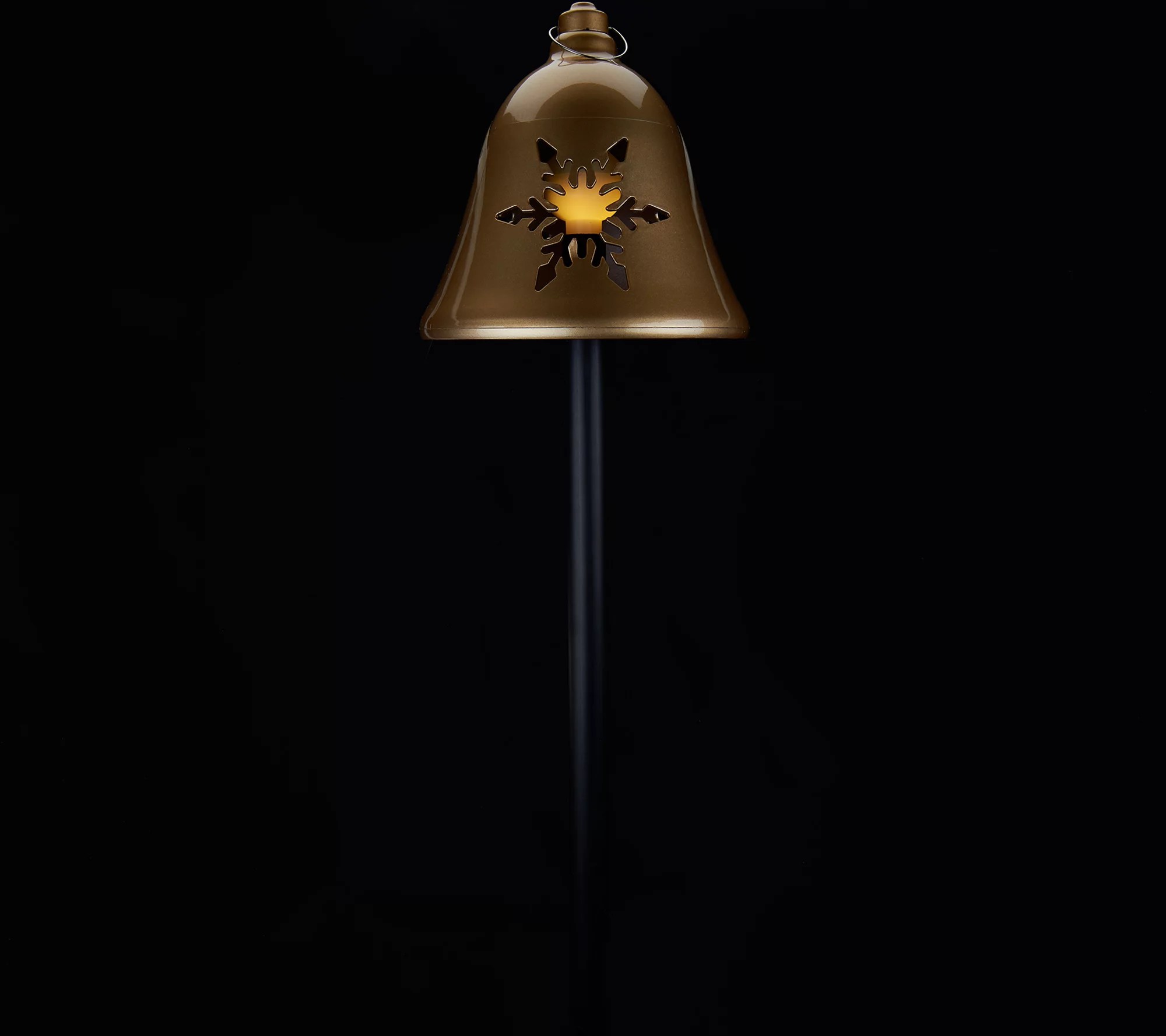 Mr. Christmas S/3 Illuminated Outdoor Musical Pathway Bells with Timer