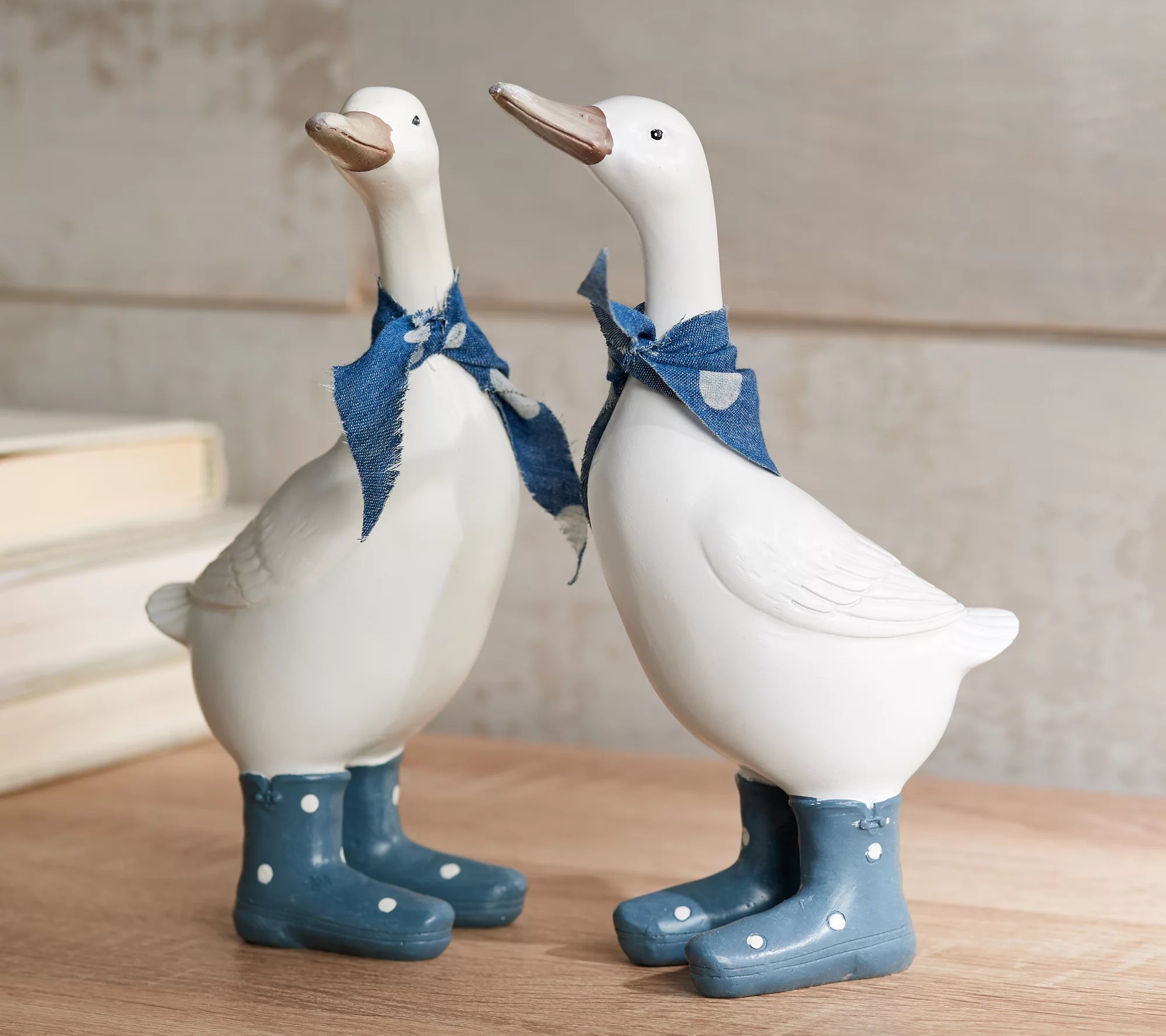 3Piece Momma Duck and Ducklings in Rain Boots by Valerie