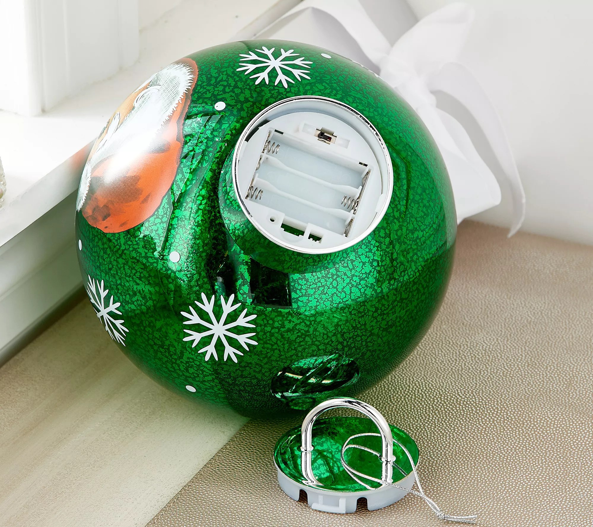 Mr. Christmas VintageStyle Glass Ornament