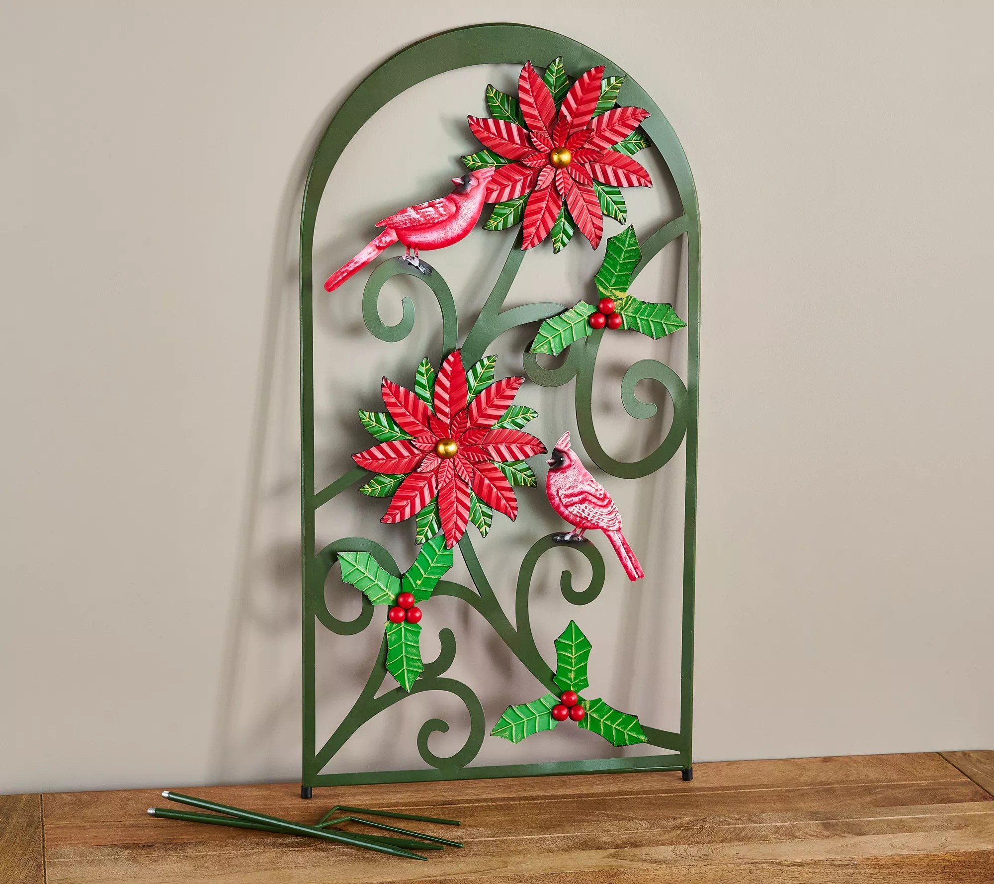 Plow & Hearth 48" Metal Outdoor Holiday Trellis