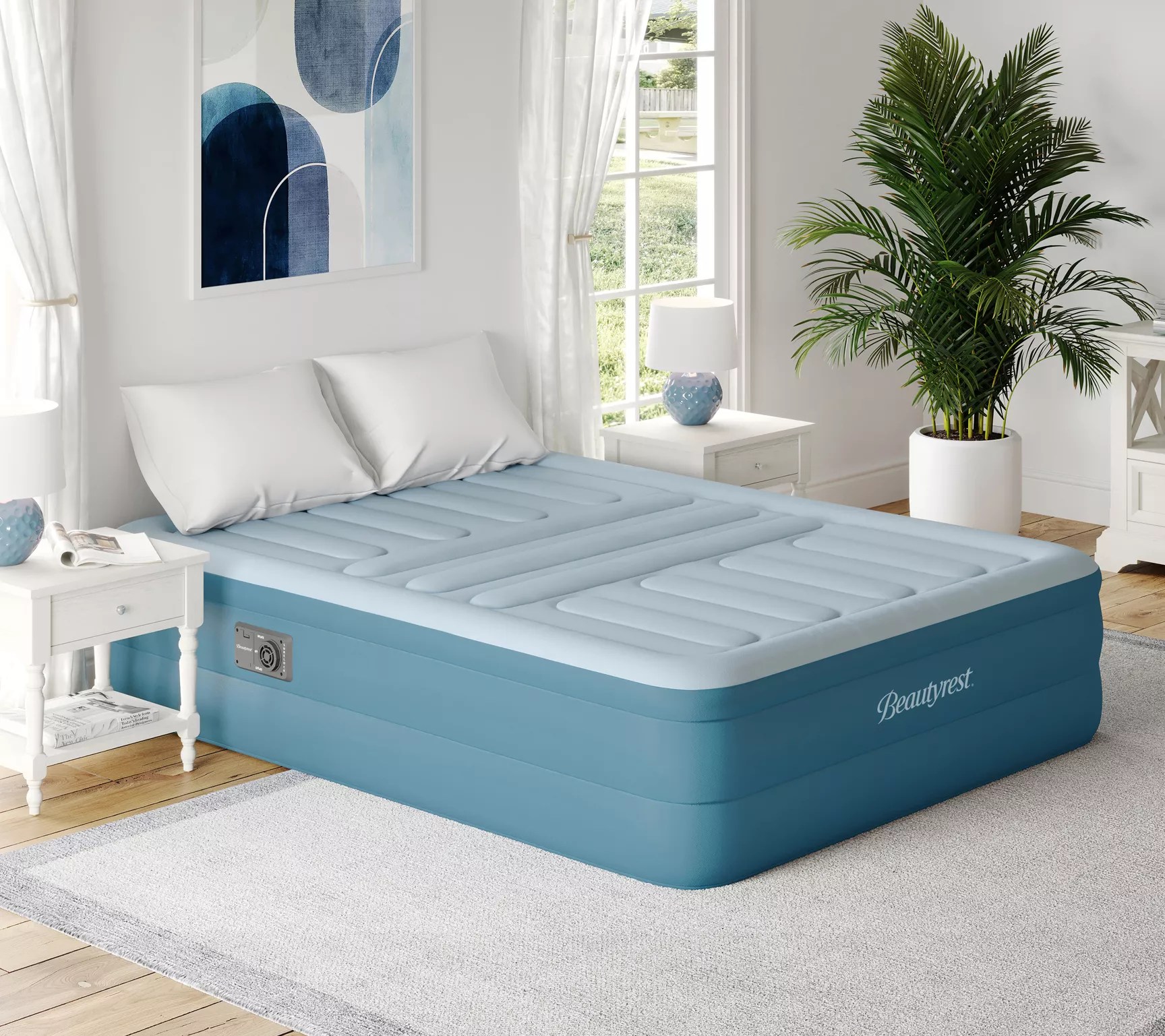 Beautyrest 18" Lumbar Support Air Bed w/ BuiltinpumpQueen