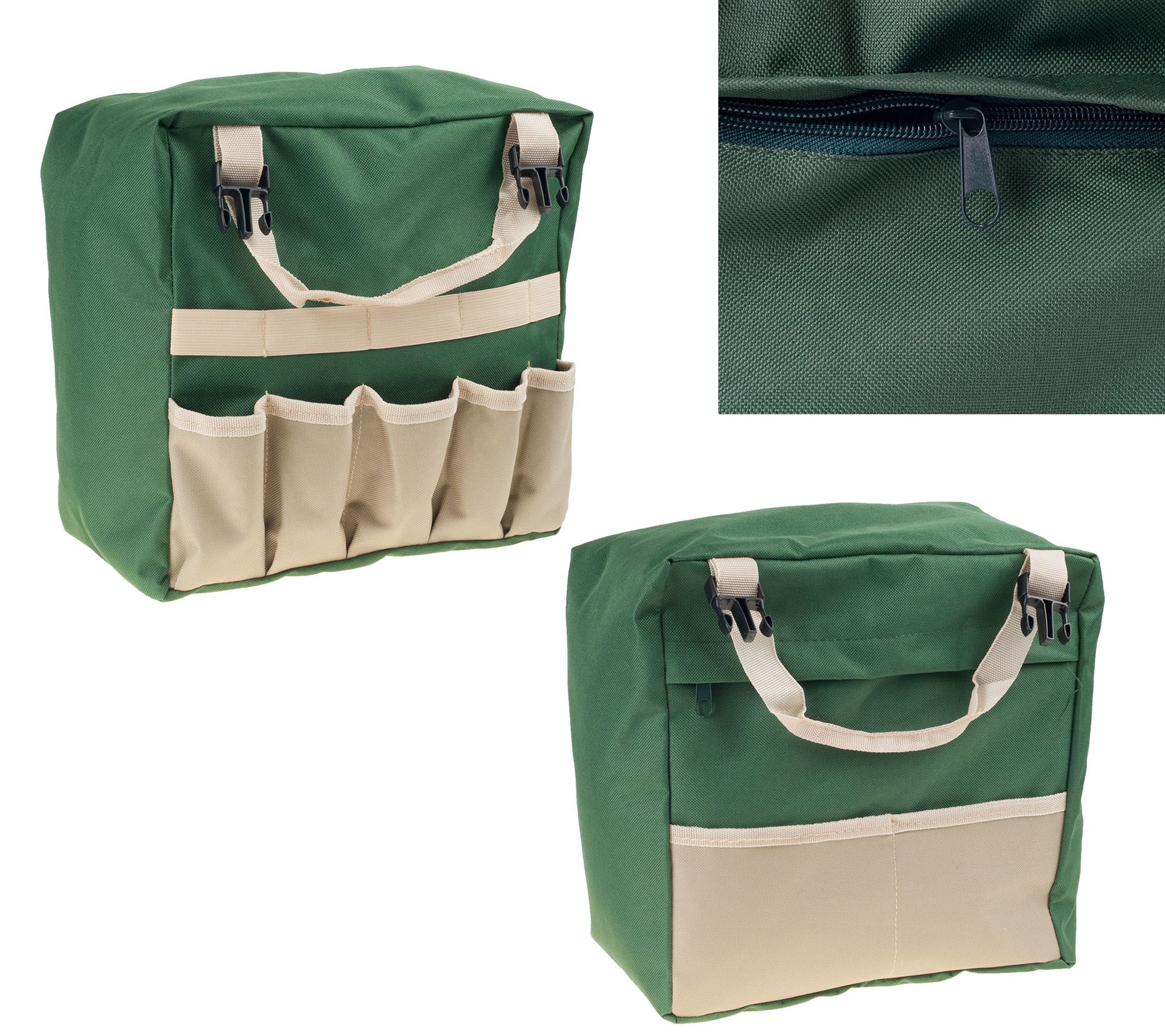 Pure Garden Folding Garden Stool Tool Bag plusden Tools