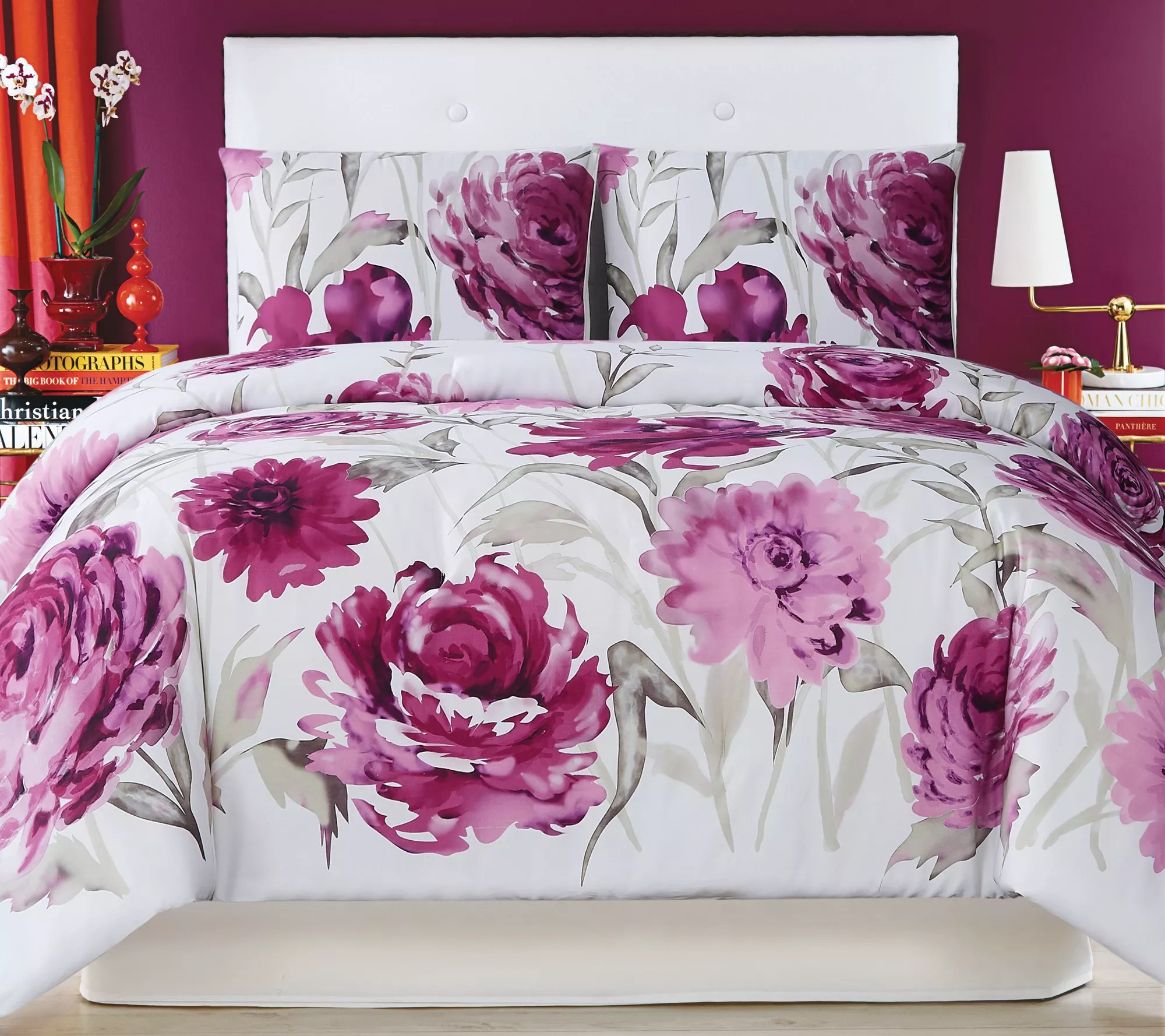 Christian Siriano Remy Floral 3Piece King Comforter Set