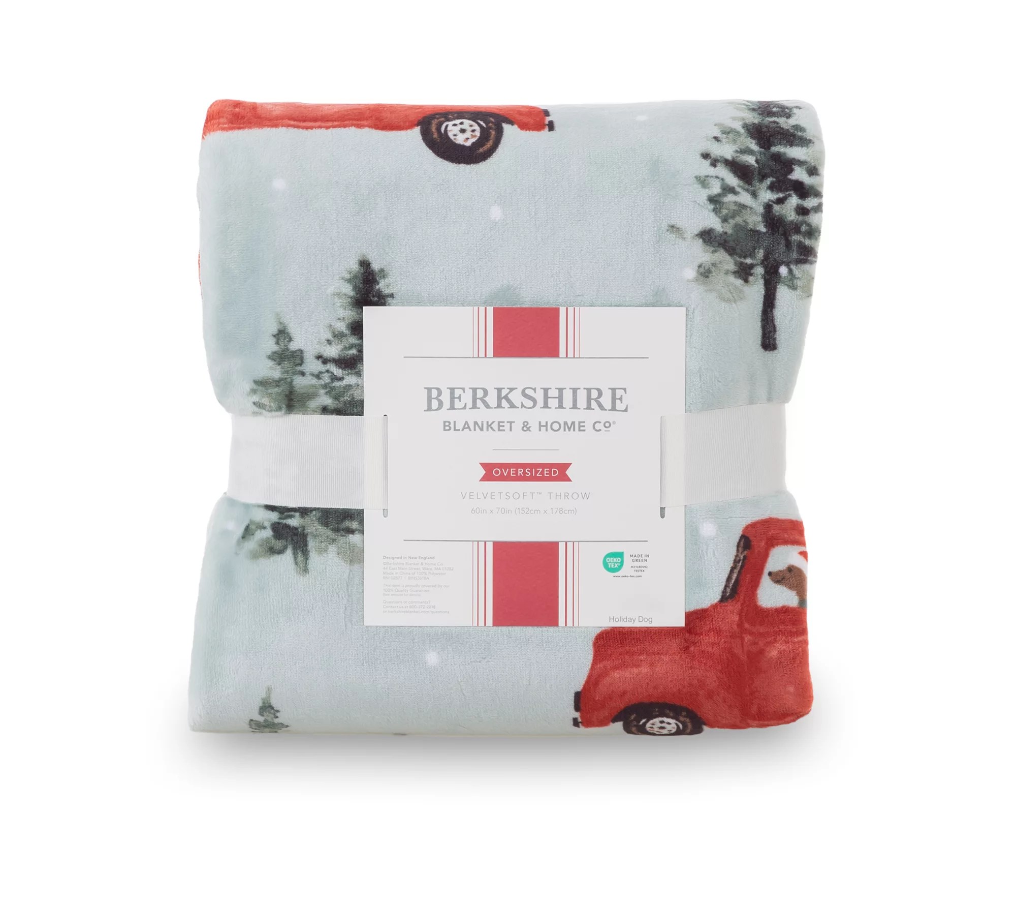 Berkshire Velvetsoft Vintage Christmas 60x70 Throw