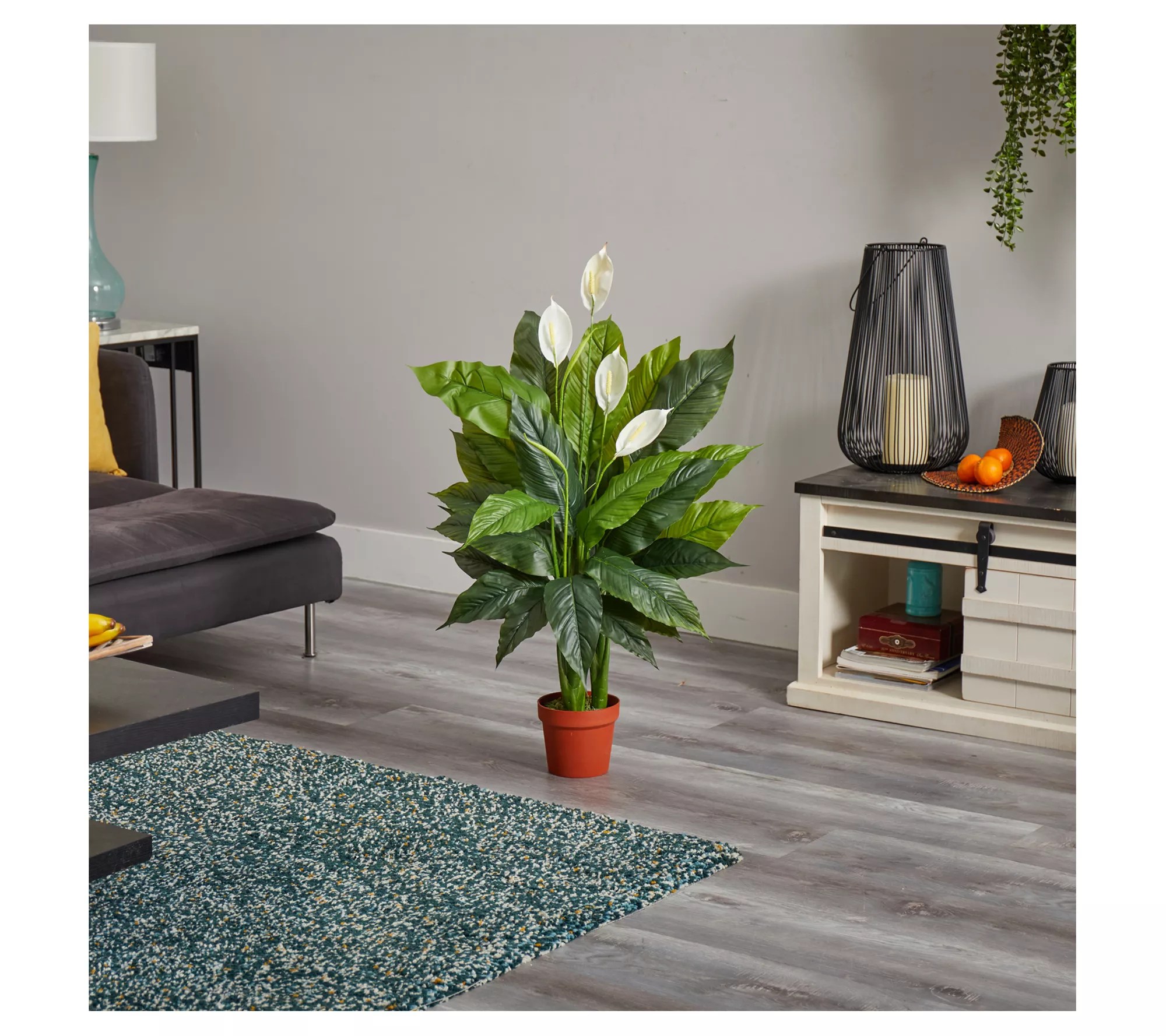 Nearly Natural 42" Spathiphyllum Artificial Plant(Real Touch)