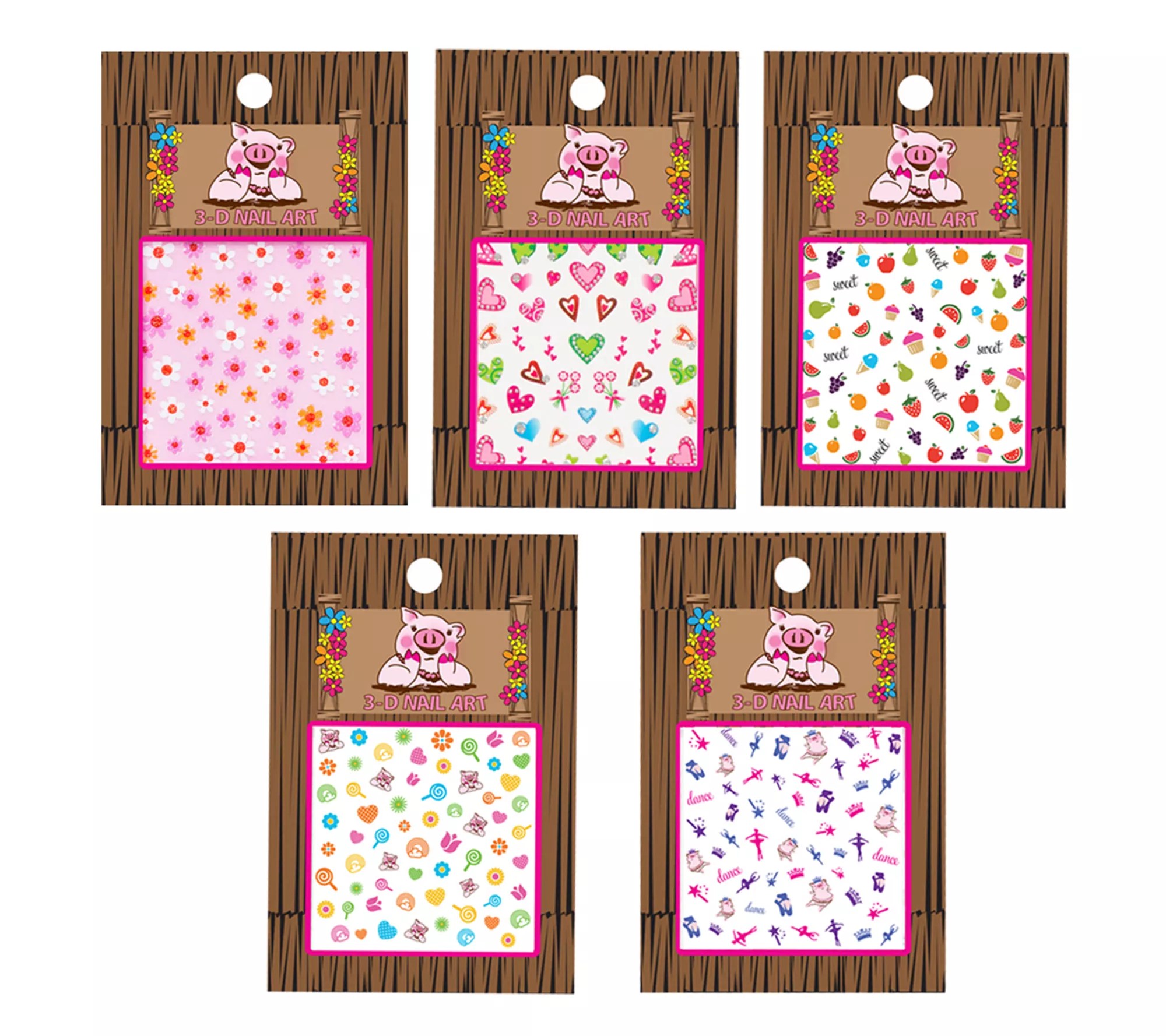 Piggy Paint Nail Art Party Pack