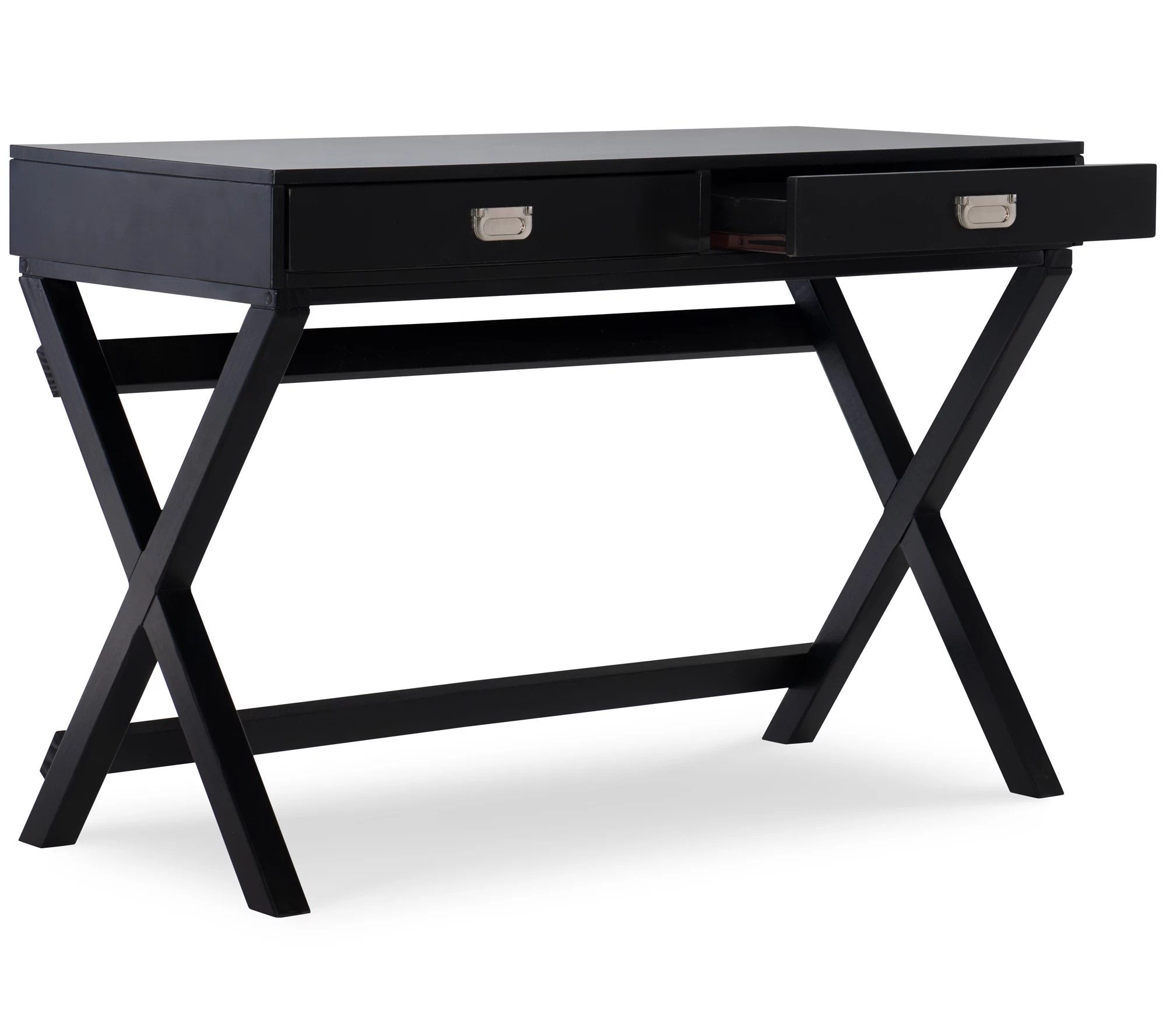 Linon Home Nola CampaignStyle Writing Office Desk