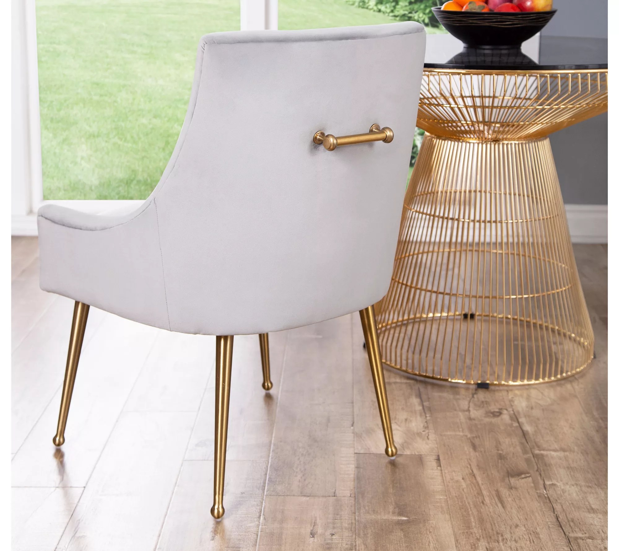 Bevie Velvet Dining Chair by Abbyson Living