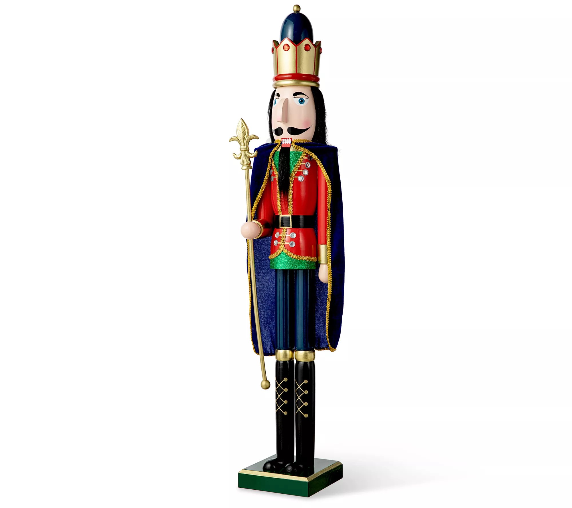 Glitzhome 36" Indoor Outdoor Christmas King Nutcracker